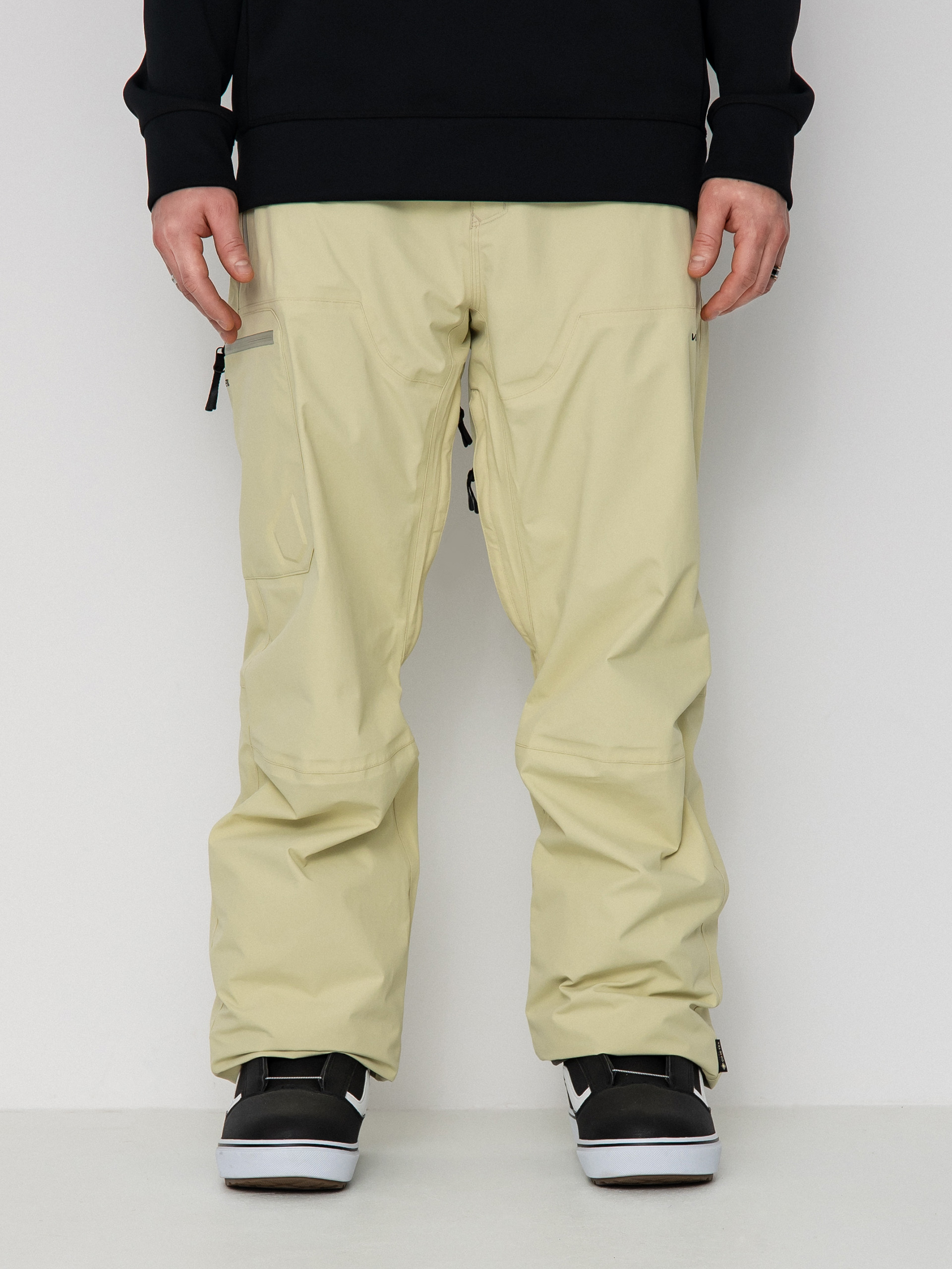 Pentru bărbați Pantaloni pentru snowboard Volcom L Gore Tex (khaki)