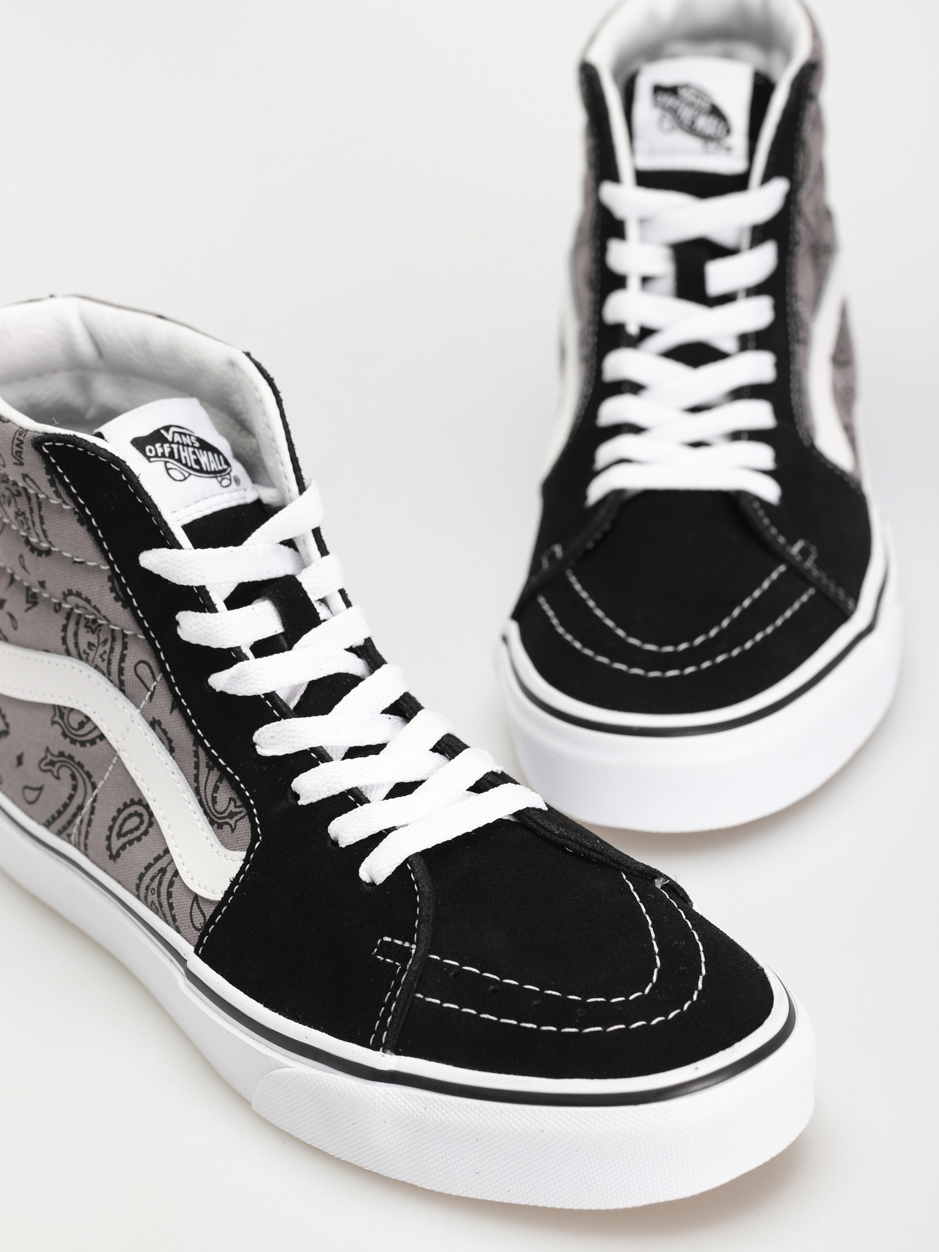 Pantofi Vans Sk8 Hi (paisley gray/true white)
