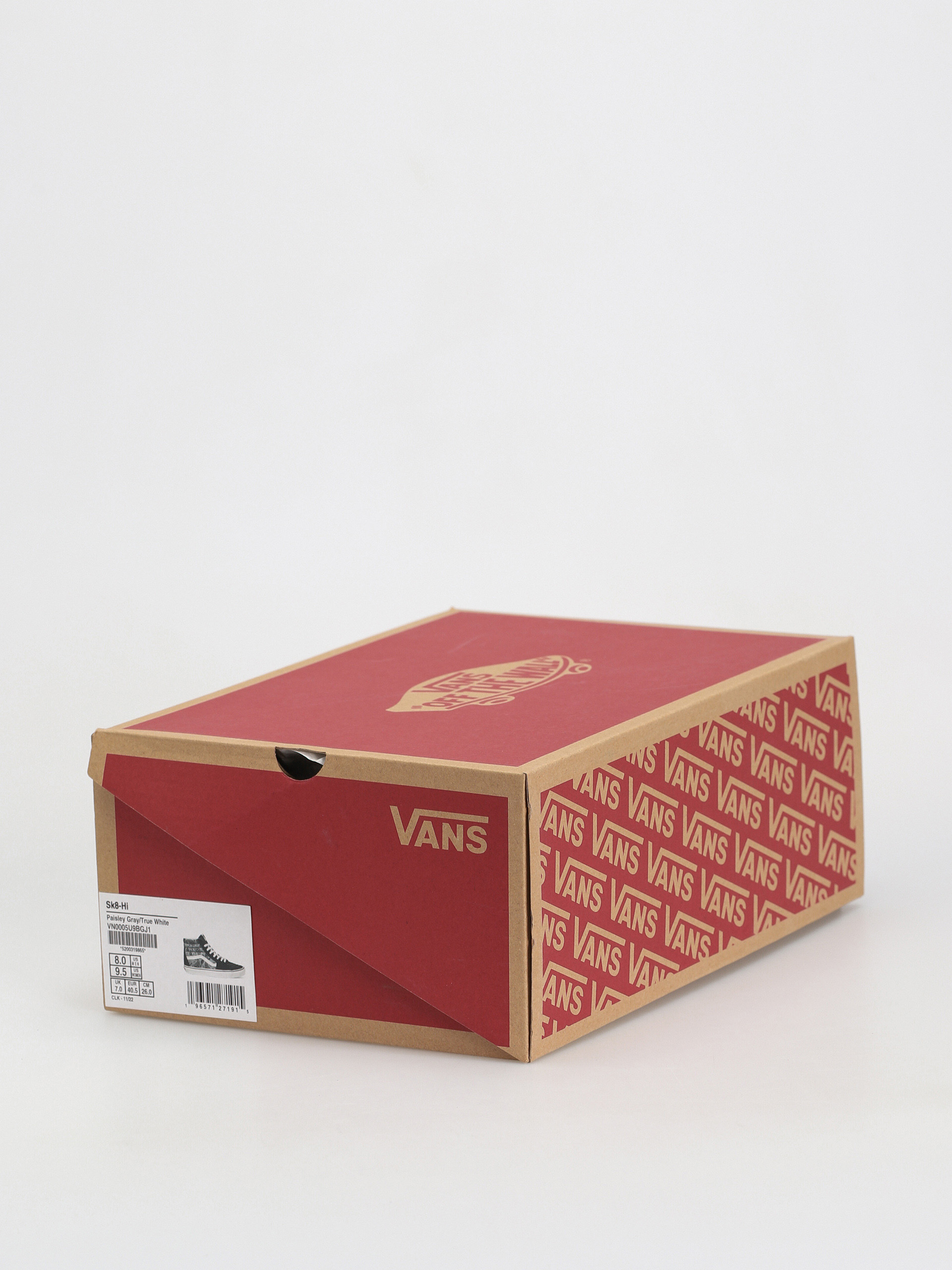 Pantofi Vans Sk8 Hi (paisley gray/true white)