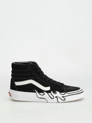 Pantofi Vans Sk8 Hi Flame (suede black/white)