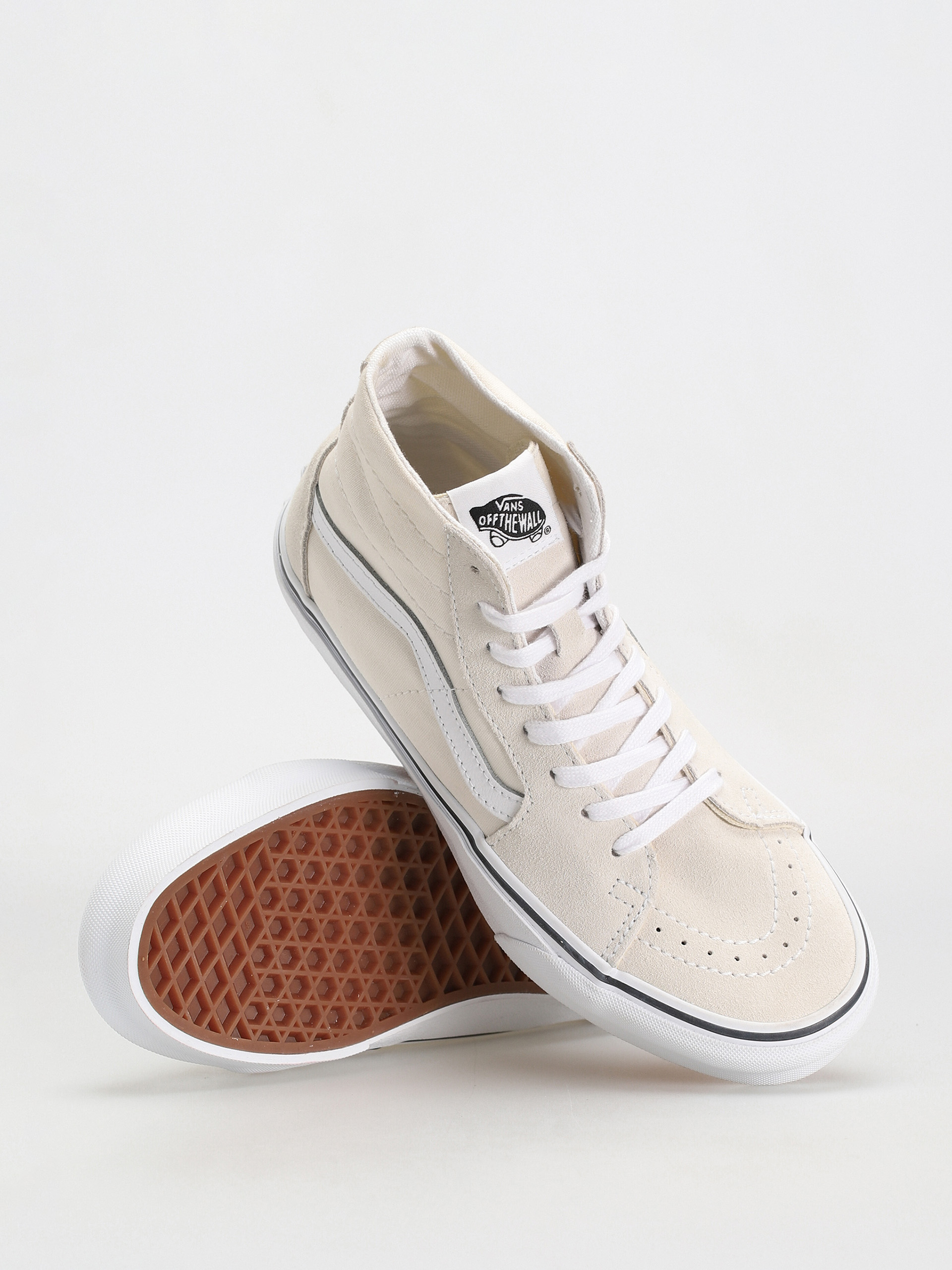 Pantofi Vans Sk8 Hi Tapered Wmn (suede/canvas marshmallow)