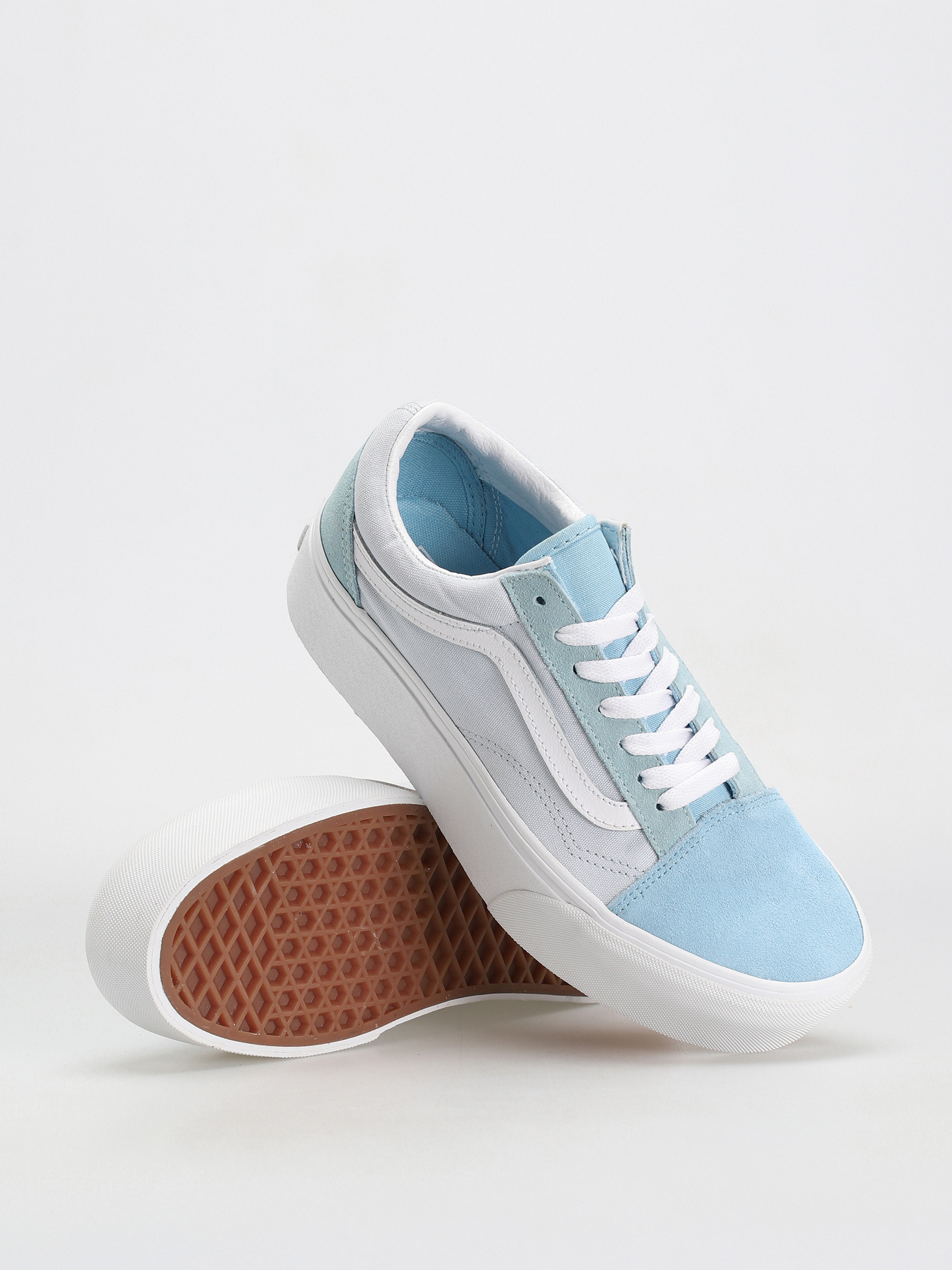 Pantofi Vans Old Skool Stackform Wmn (color block blue)