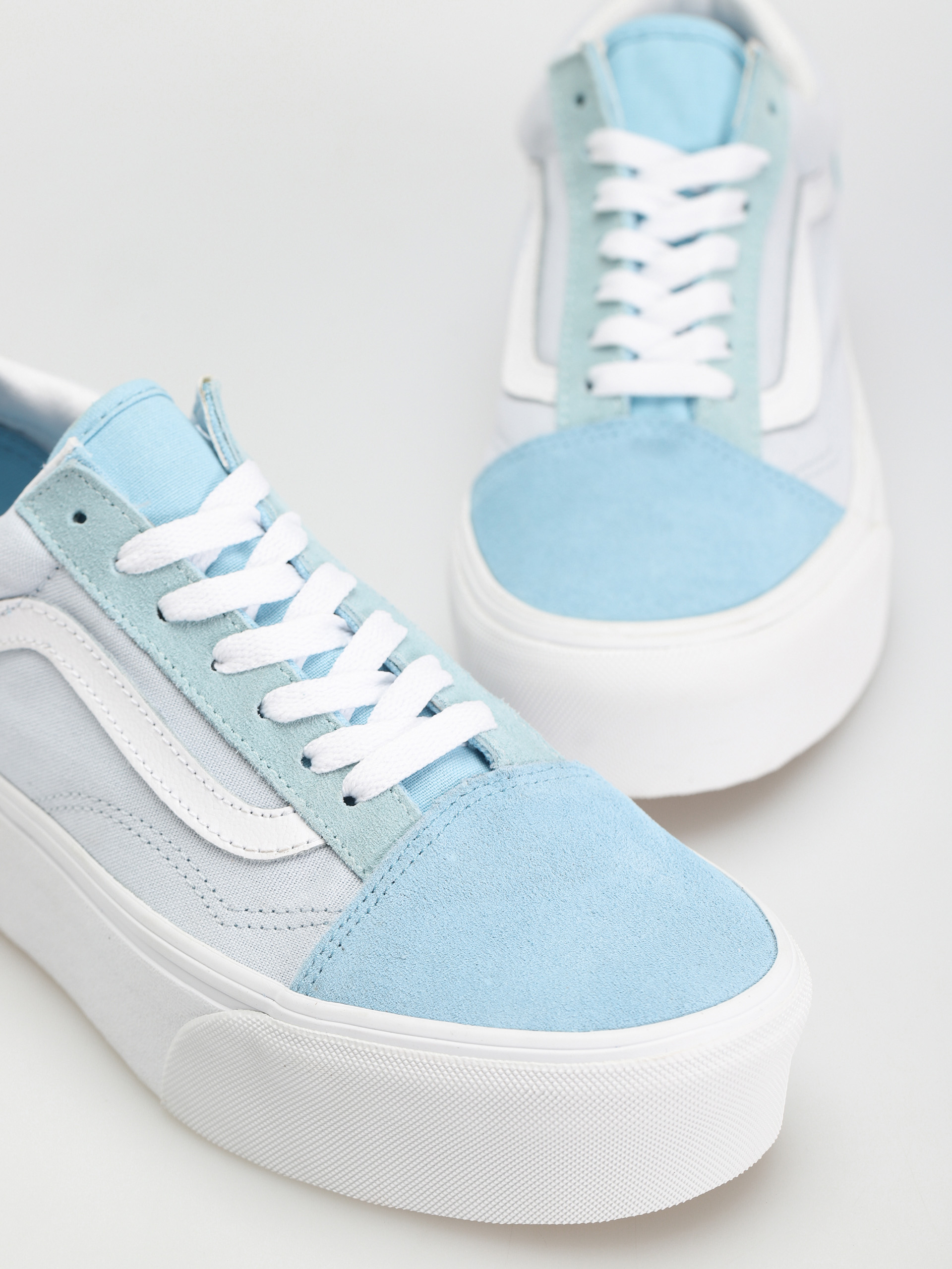 Pantofi Vans Old Skool Stackform Wmn (color block blue)