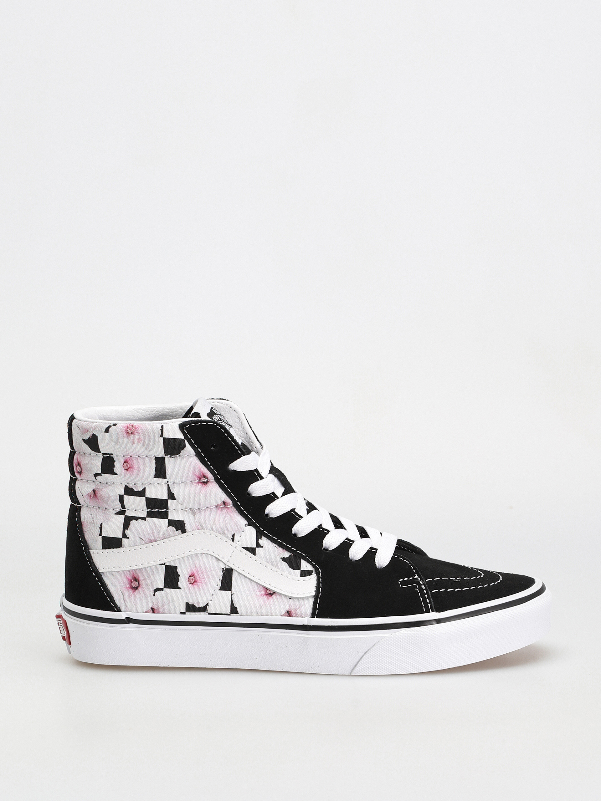 Pantofi Vans Sk8 Hi Wmn (hibiscus check black)