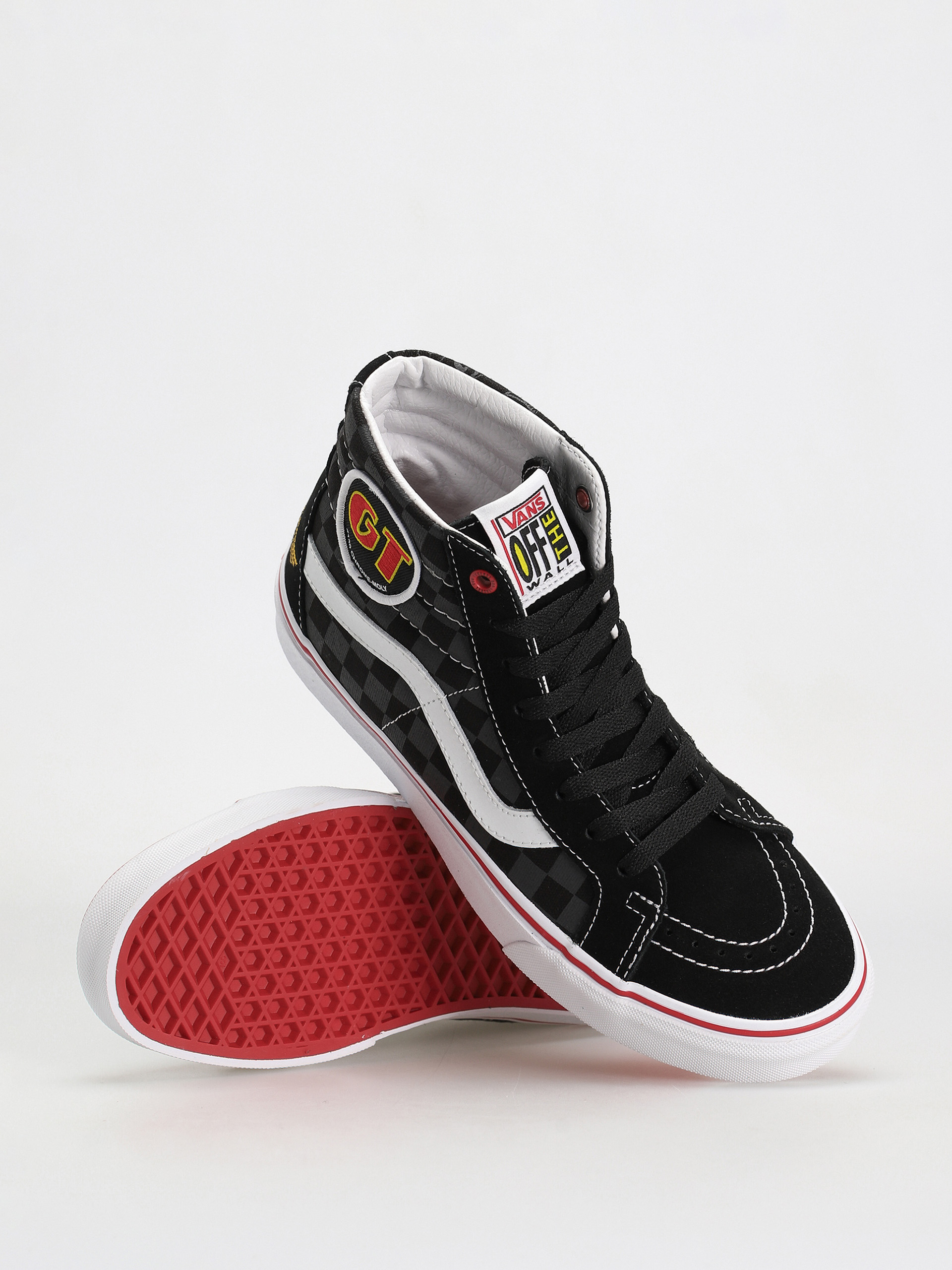 Pantofi Vans Sk8 Hi Reissue (our legends gt/dyno black/red)