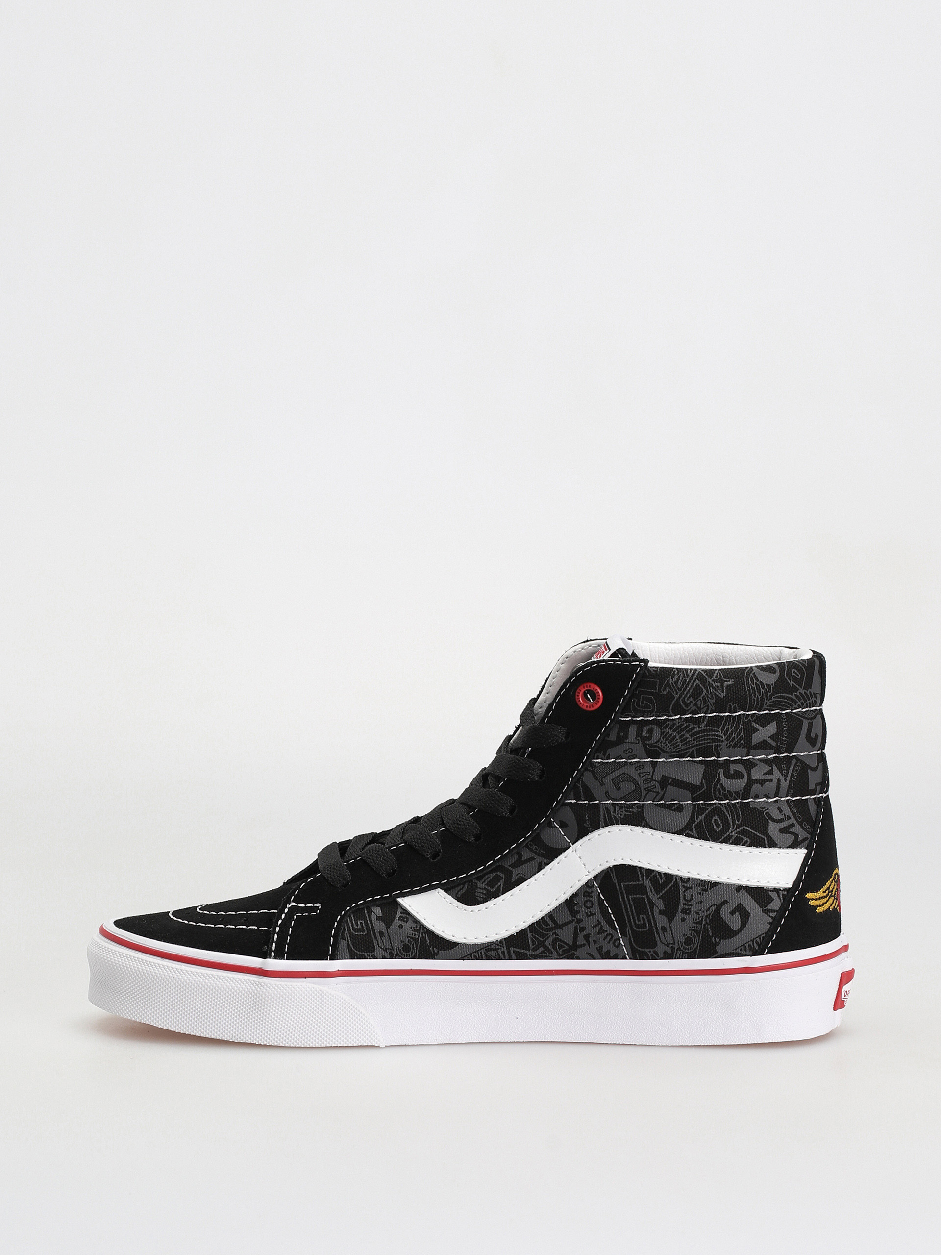 Pantofi Vans Sk8 Hi Reissue (our legends gt/dyno black/red)