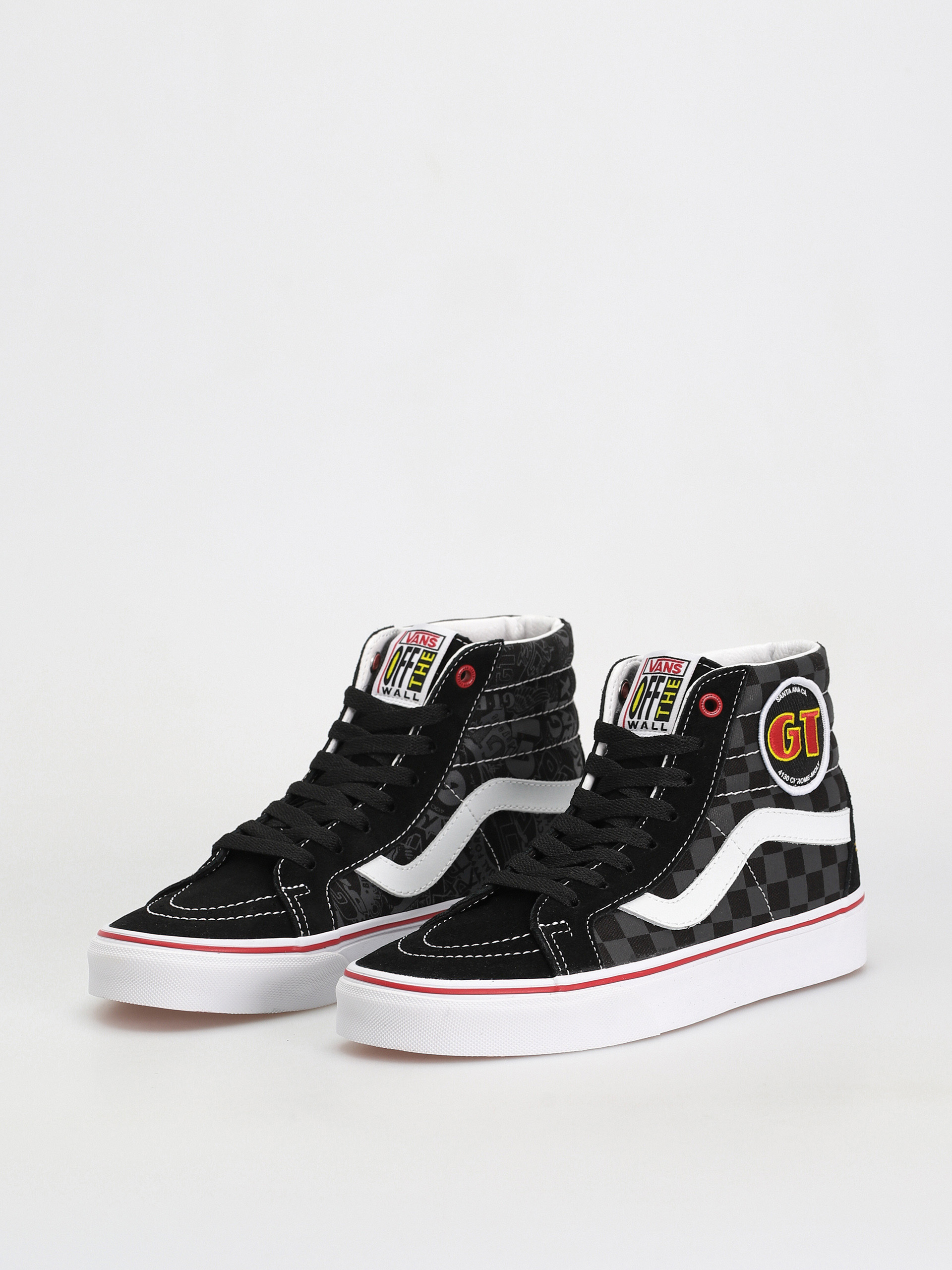 Pantofi Vans Sk8 Hi Reissue (our legends gt/dyno black/red)