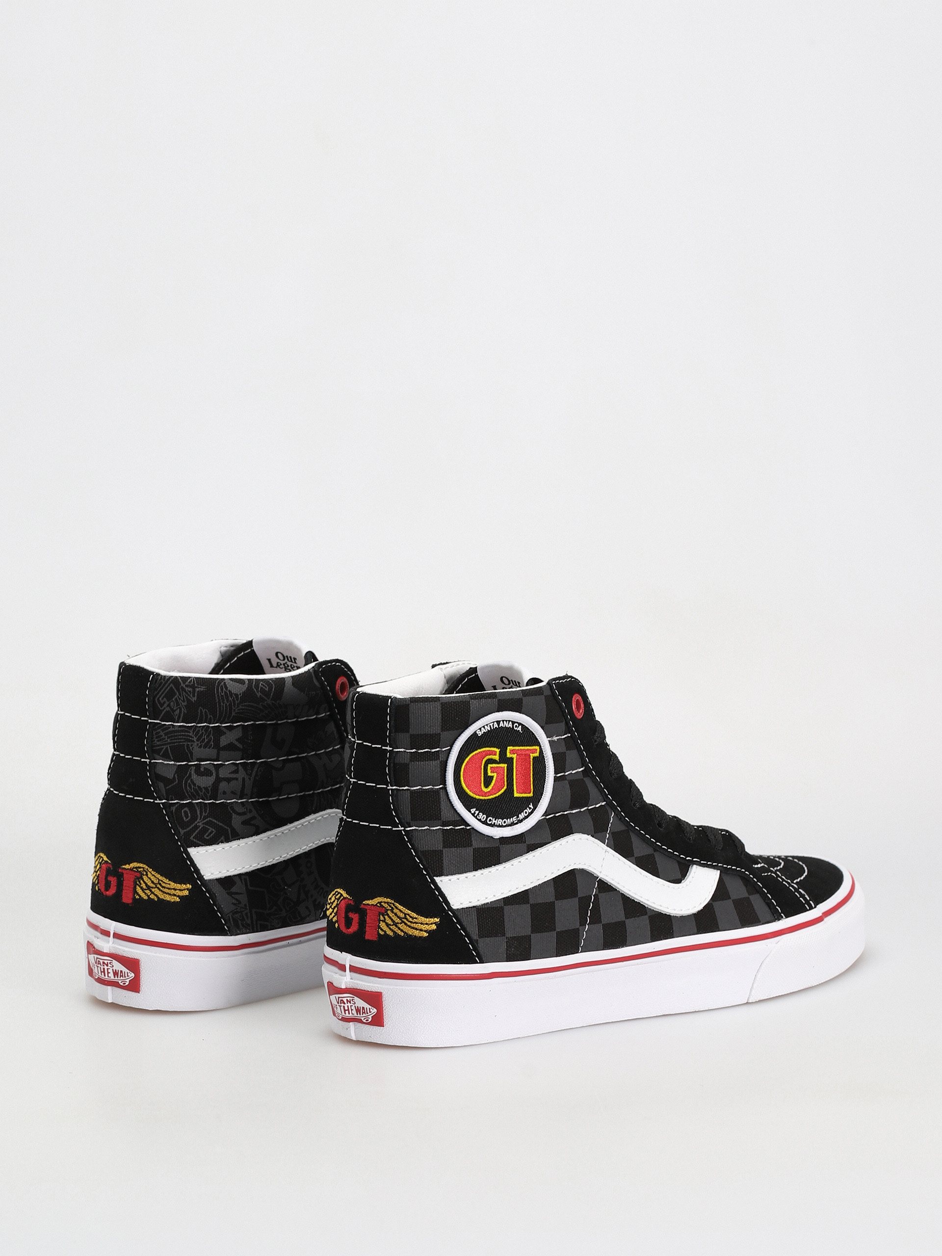 Pantofi Vans Sk8 Hi Reissue (our legends gt/dyno black/red)