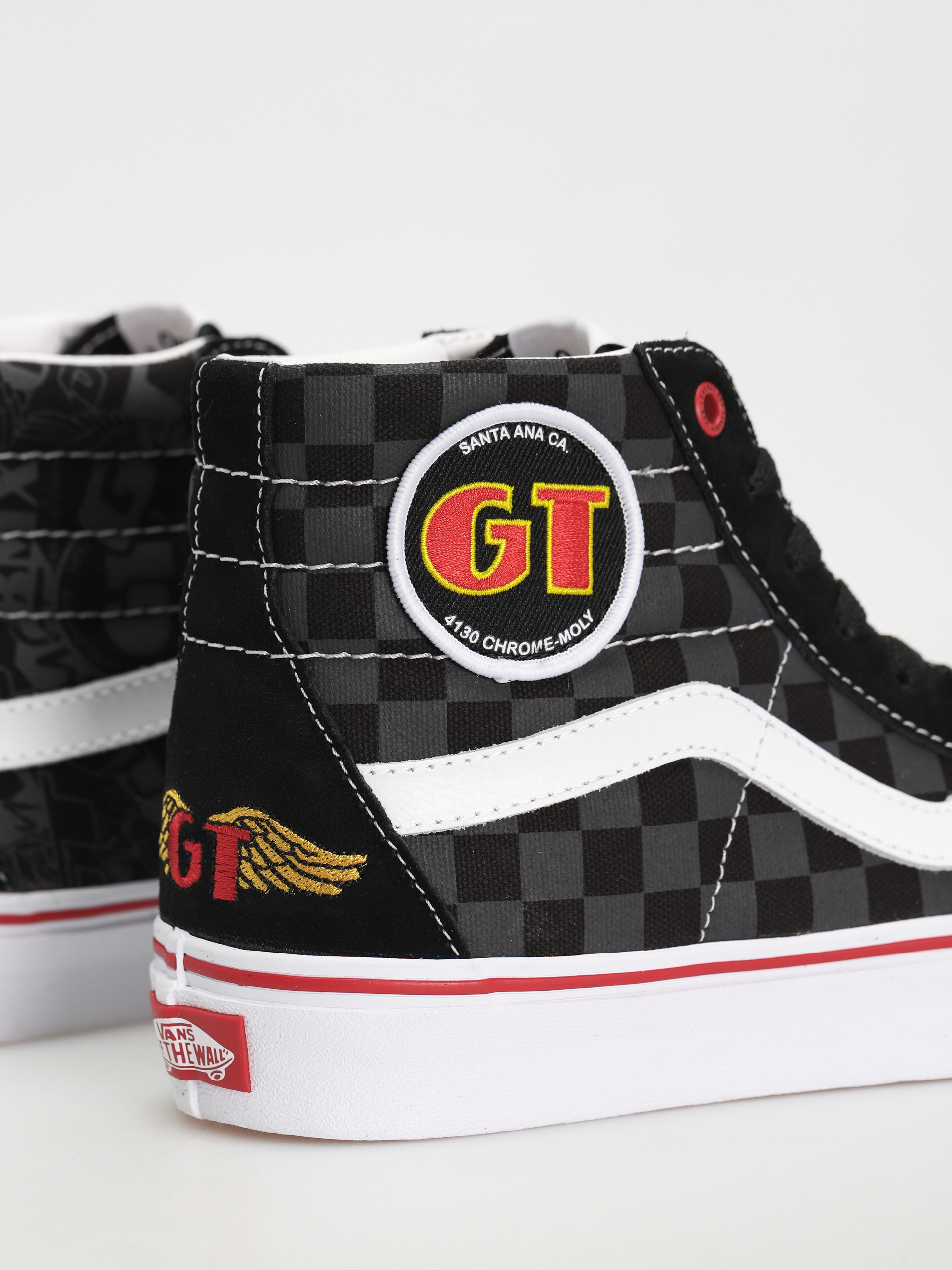 Pantofi Vans Sk8 Hi Reissue (our legends gt/dyno black/red)
