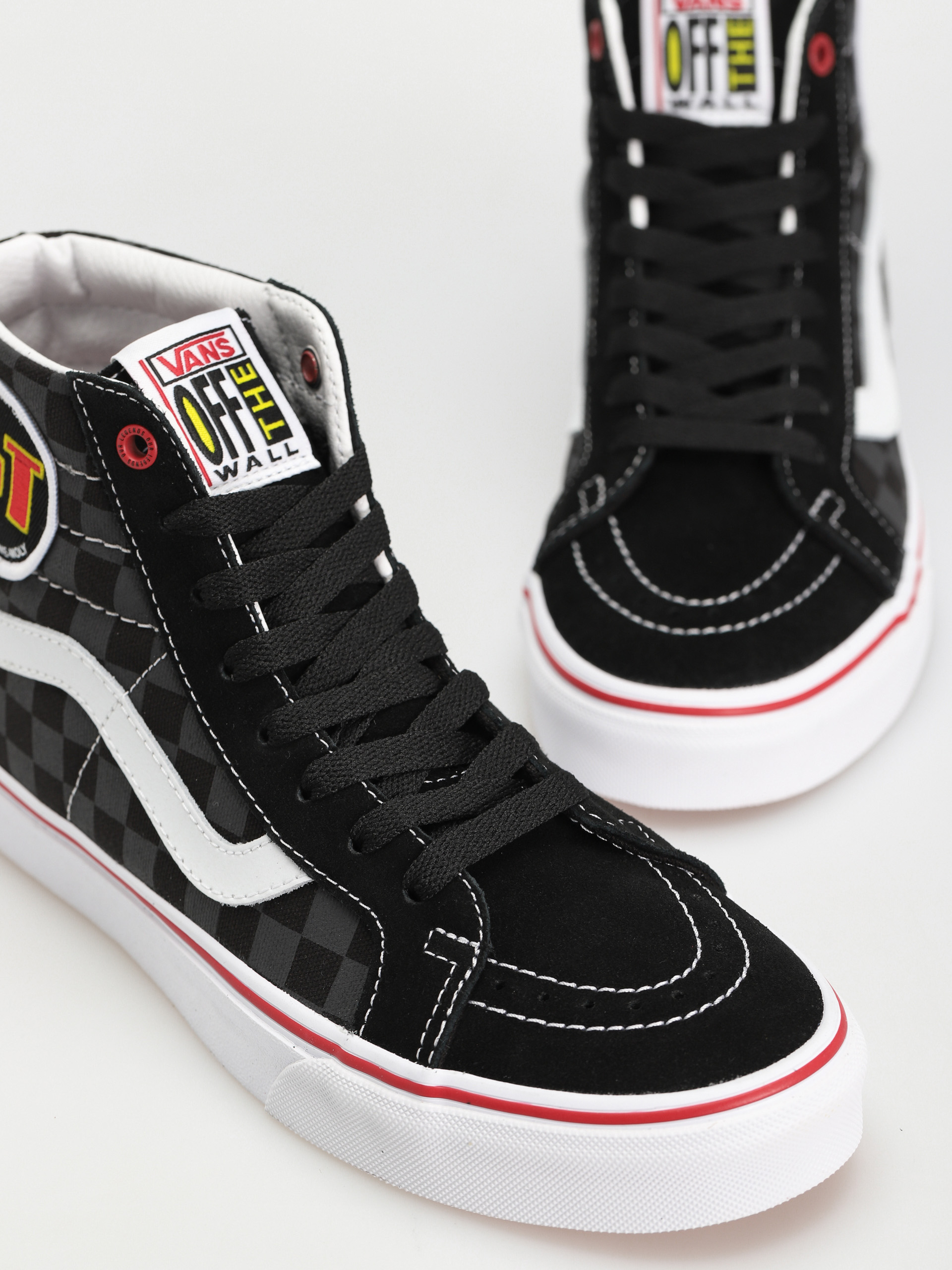 Pantofi Vans Sk8 Hi Reissue (our legends gt/dyno black/red)