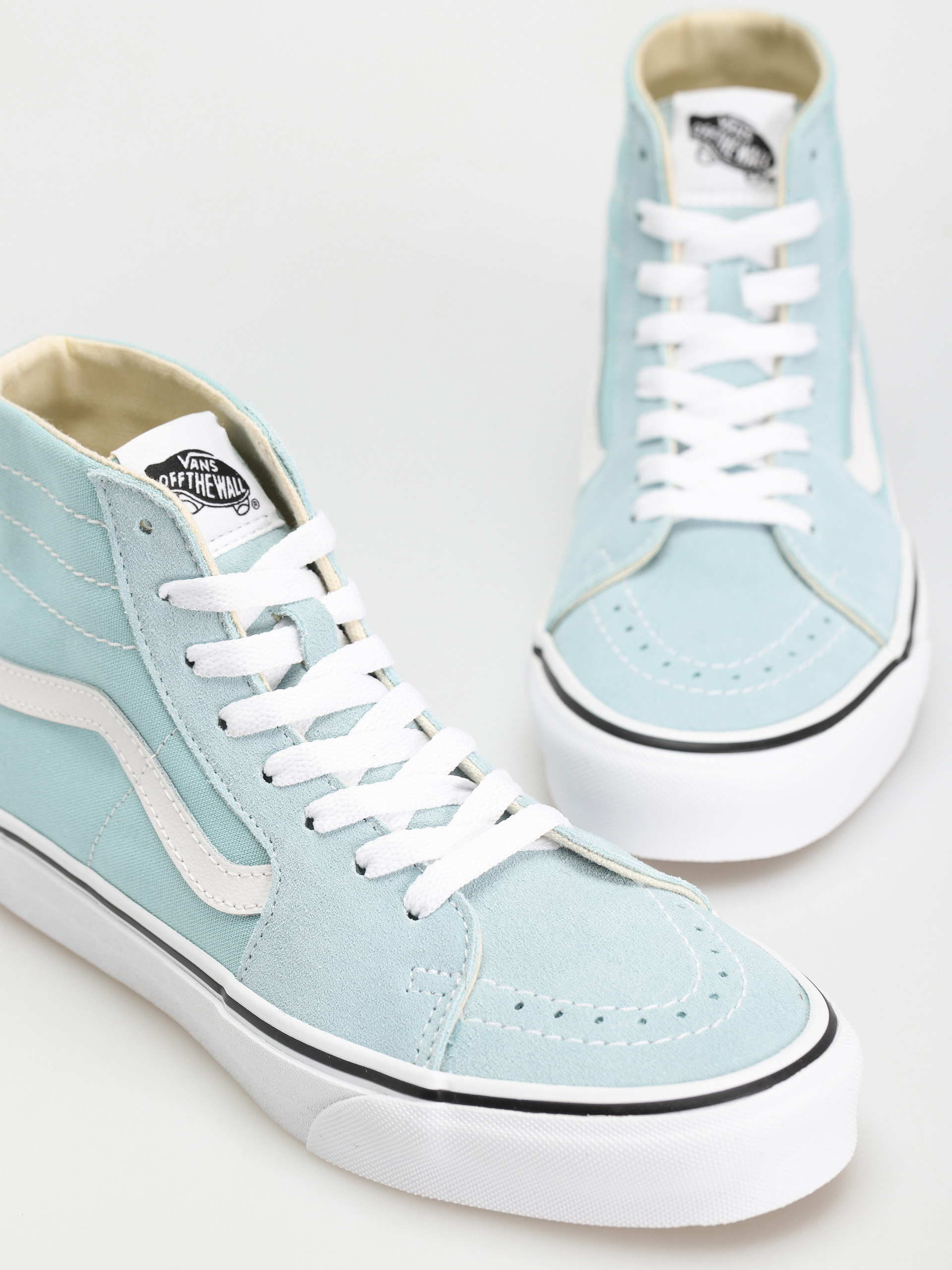 Pantofi Vans Sk8 Hi Tapered Wmn (color theory canal blue)