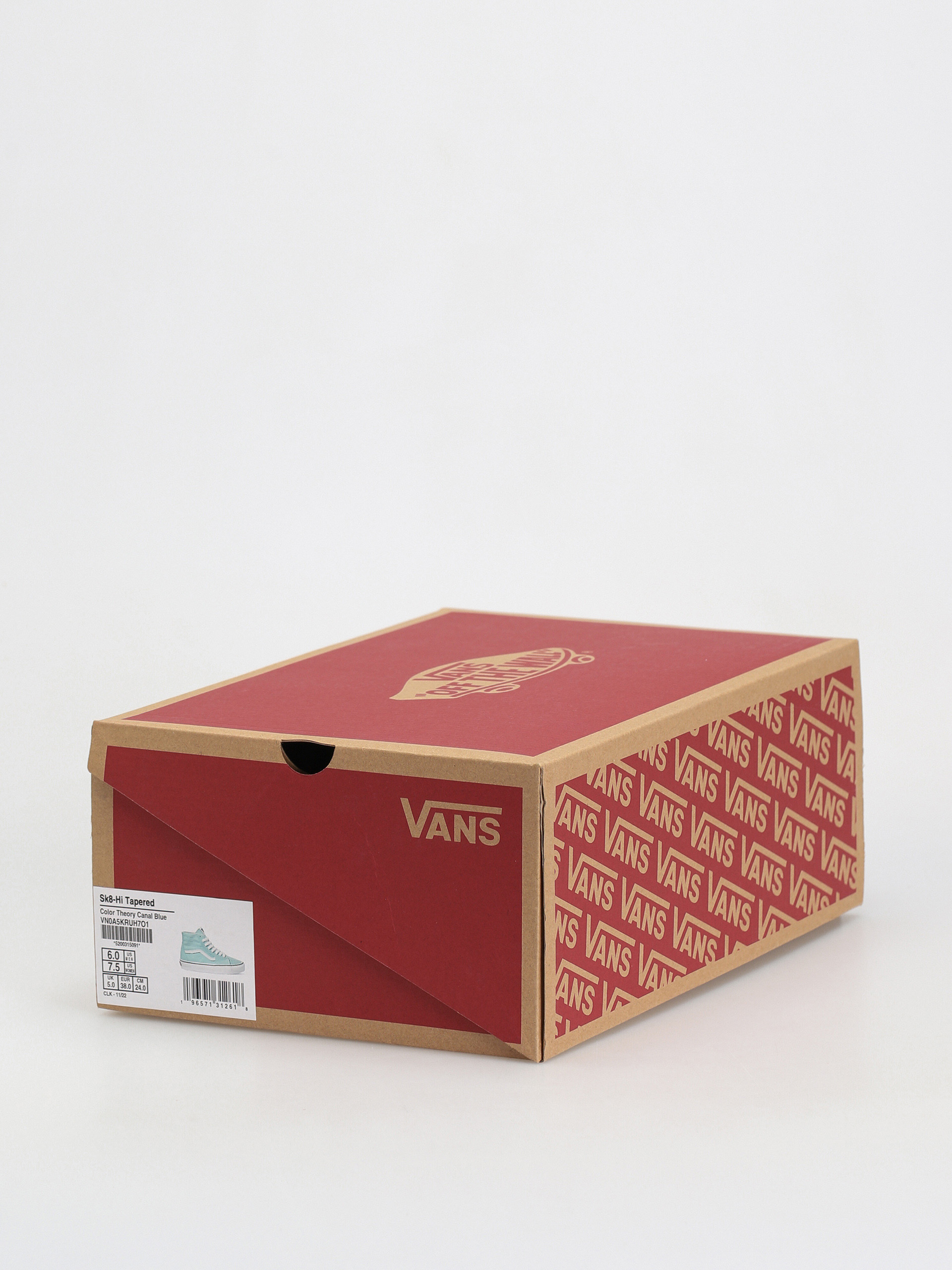 Pantofi Vans Sk8 Hi Tapered Wmn (color theory canal blue)