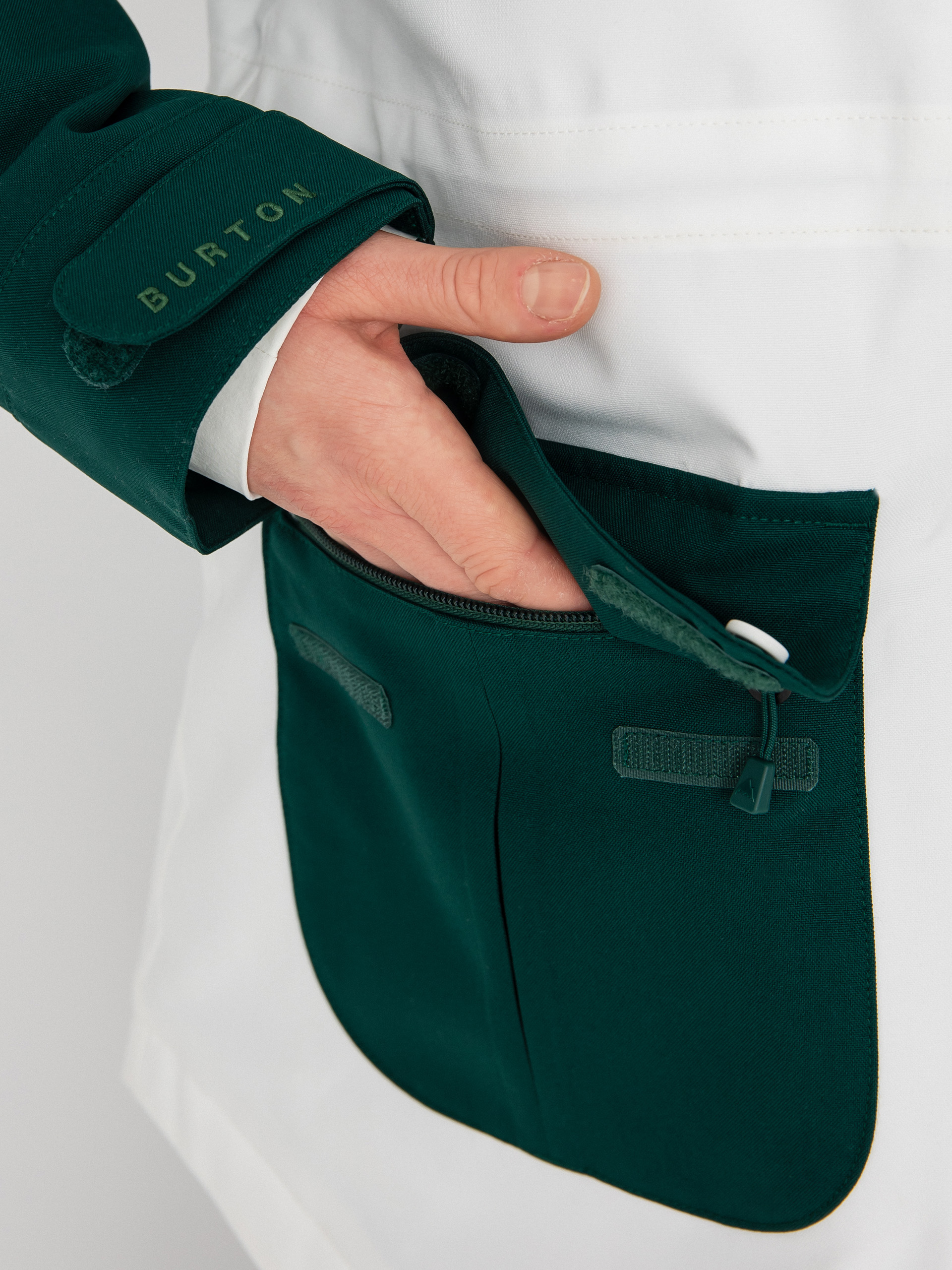 Pentru femei Geacă de snowboard Burton Prowess (botanical garden/stout white)