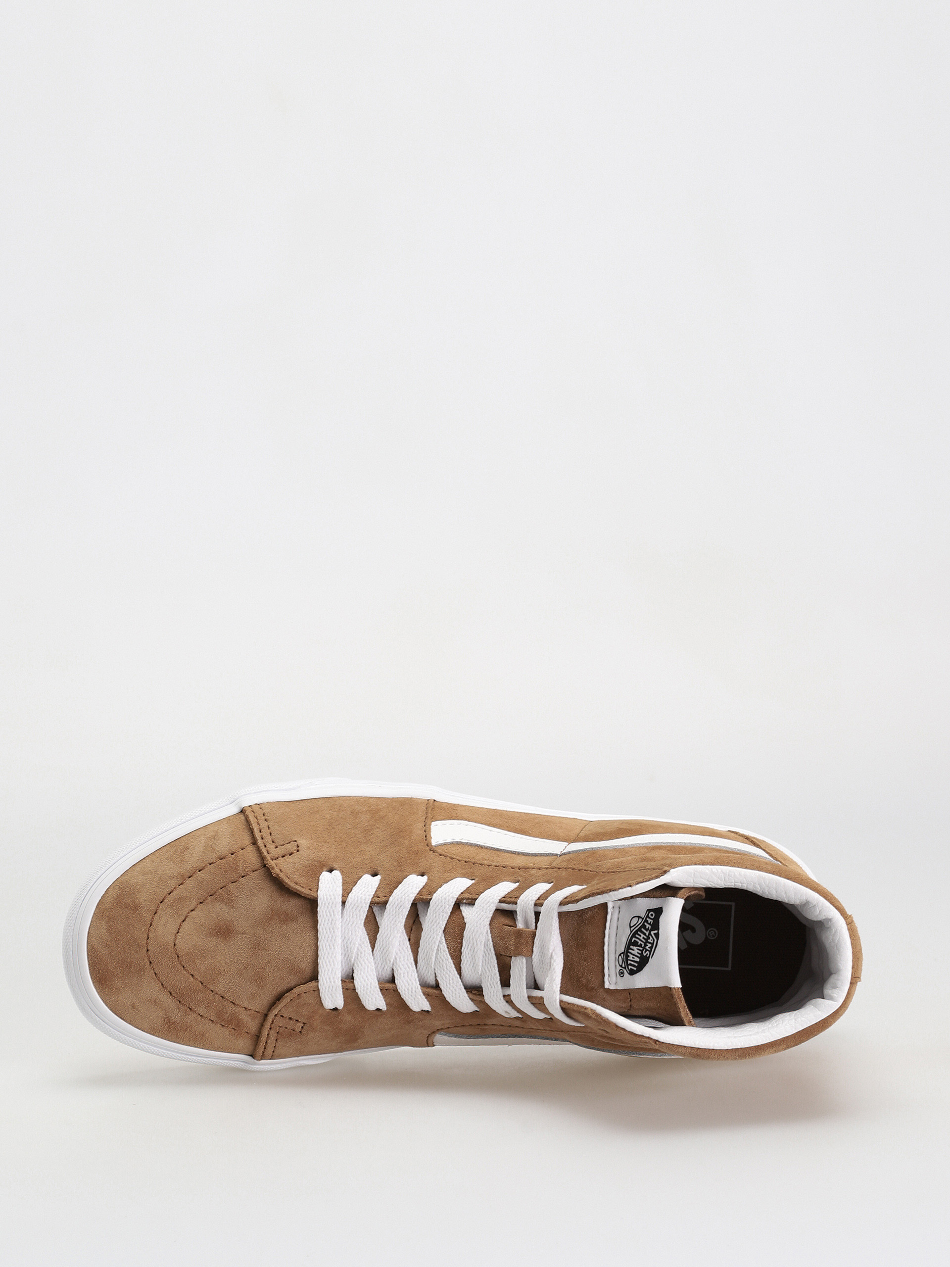 Pantofi Vans Sk8 Hi (pig suede tobacco brown)
