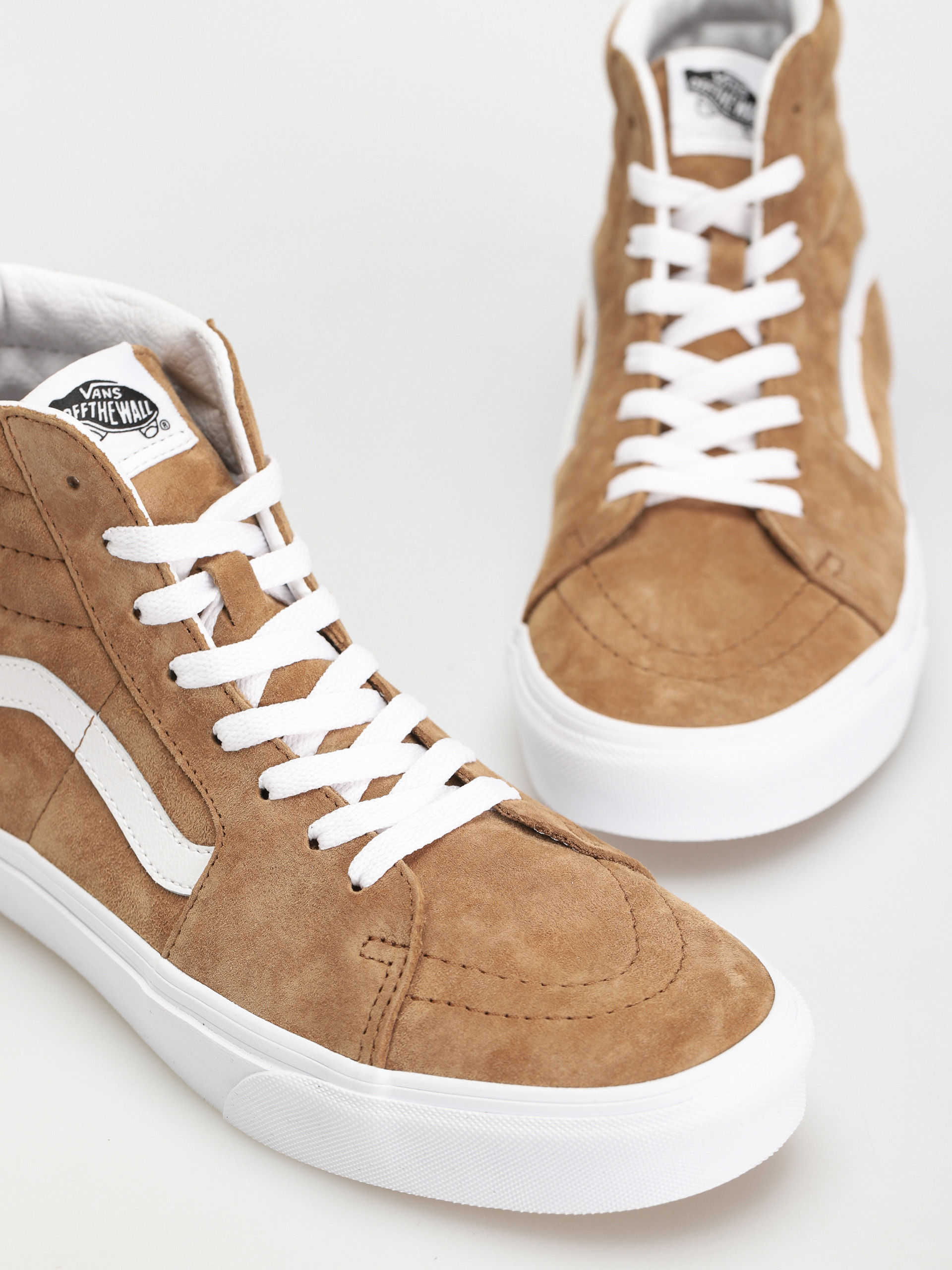 Pantofi Vans Sk8 Hi (pig suede tobacco brown)