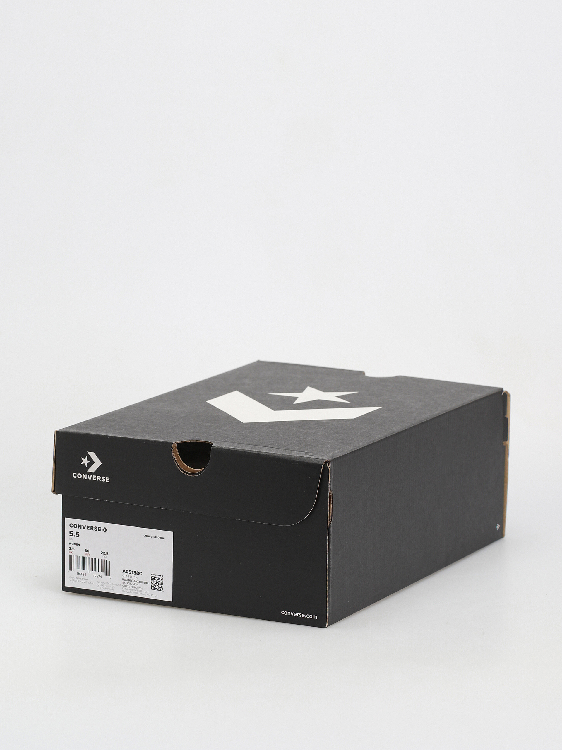 Teniși Converse Chuck Taylor All Star Lift Hi Wmn (black/egret/back ally brick)