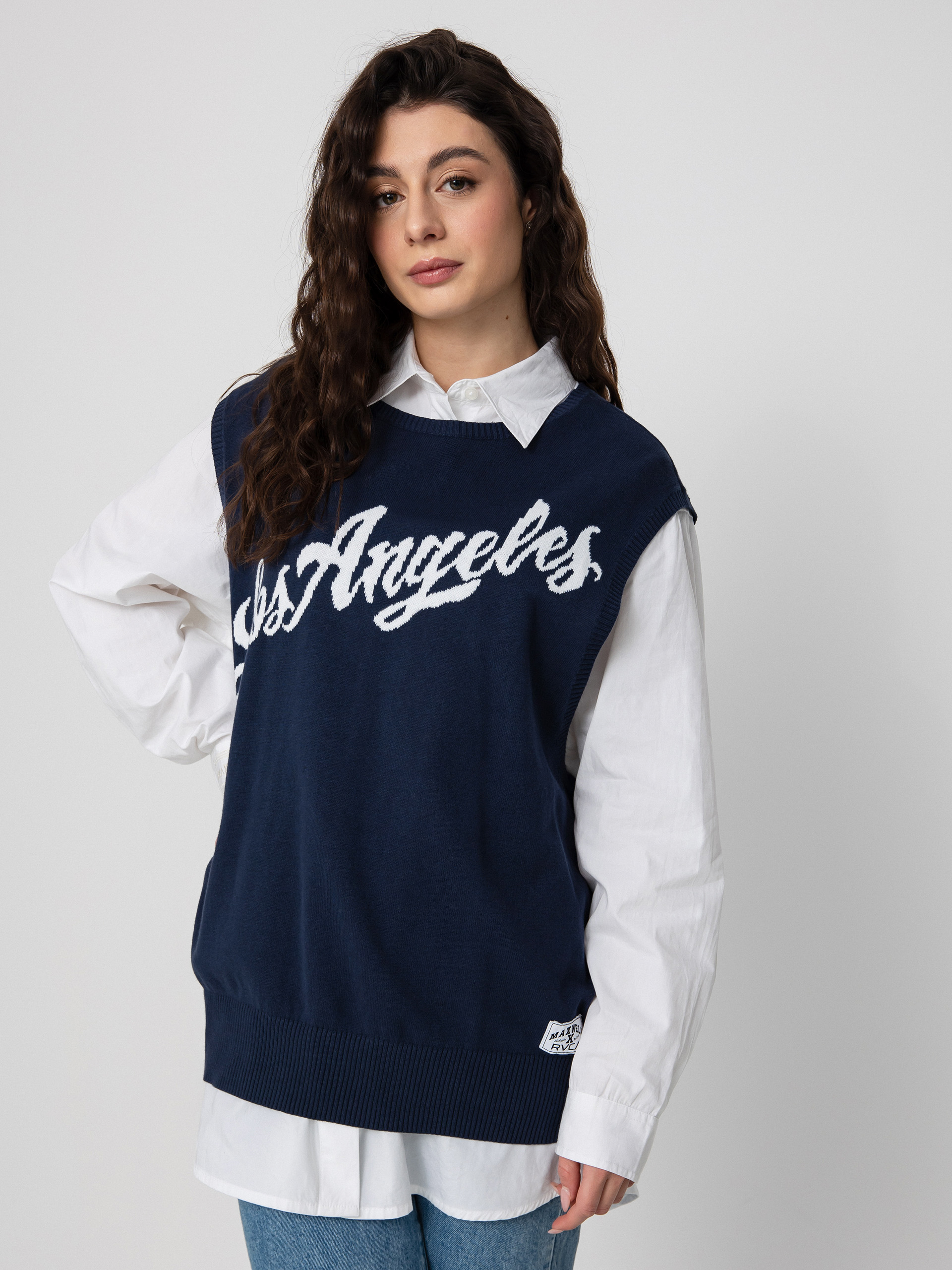 Pulover RVCA Hometown Sweater Ves Wmn (moody blue)
