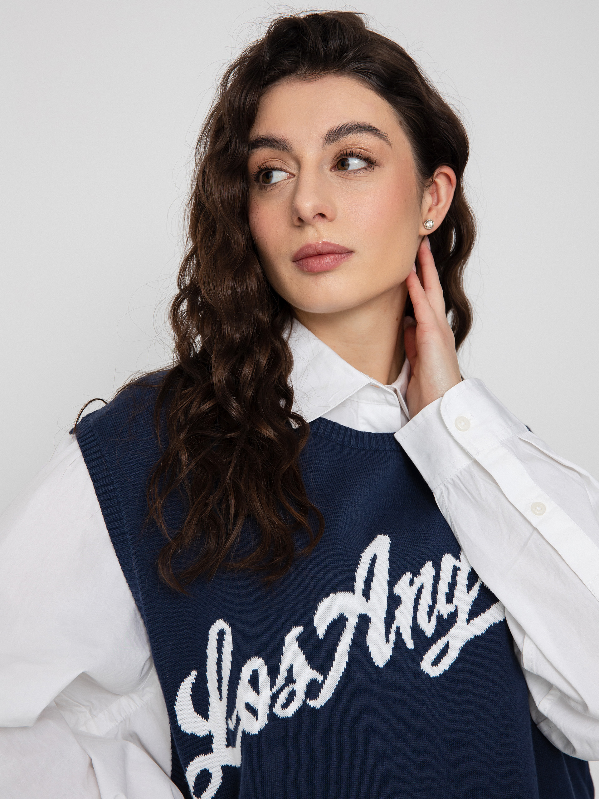 Pulover RVCA Hometown Sweater Ves Wmn (moody blue)