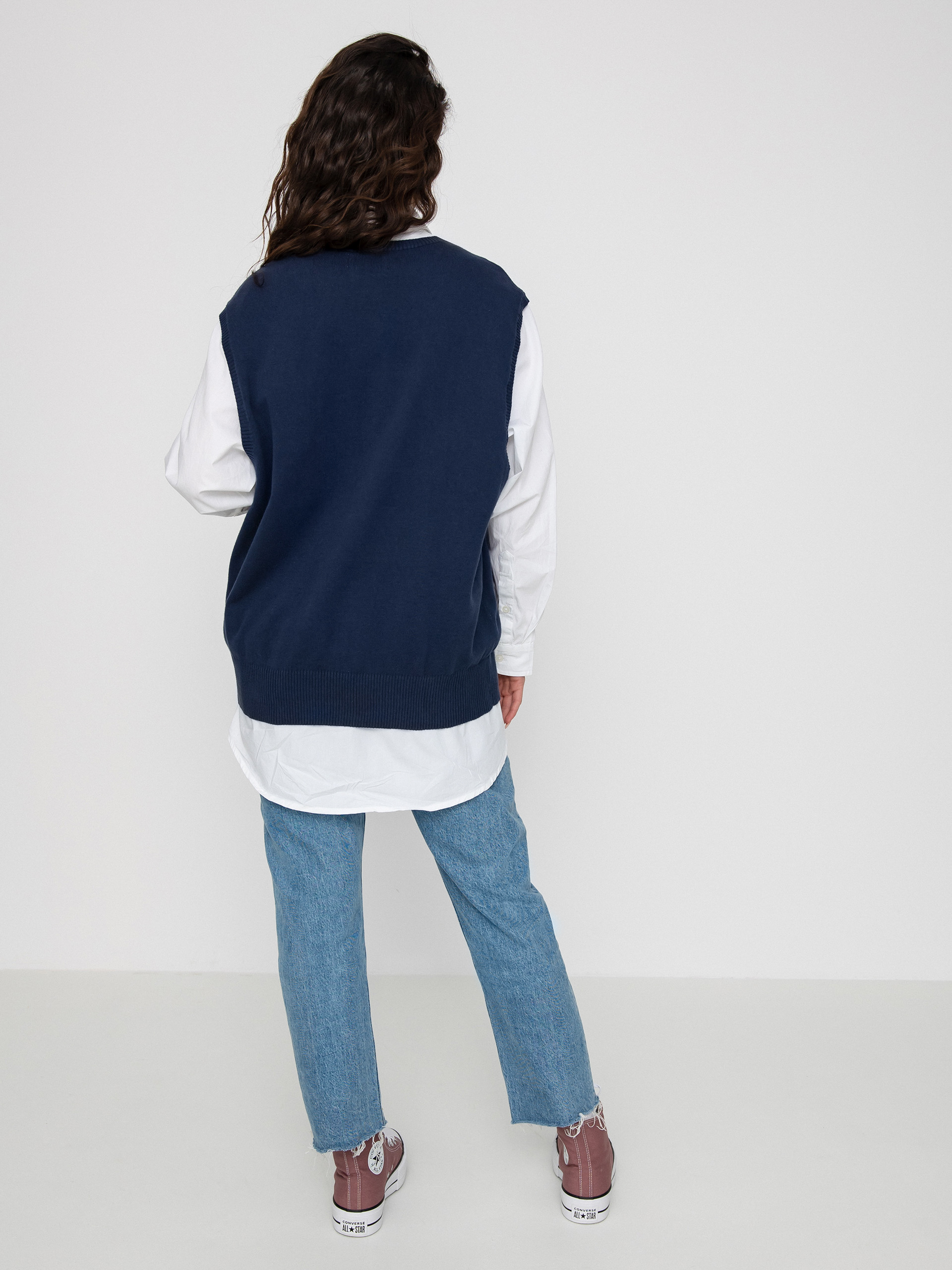 Pulover RVCA Hometown Sweater Ves Wmn (moody blue)