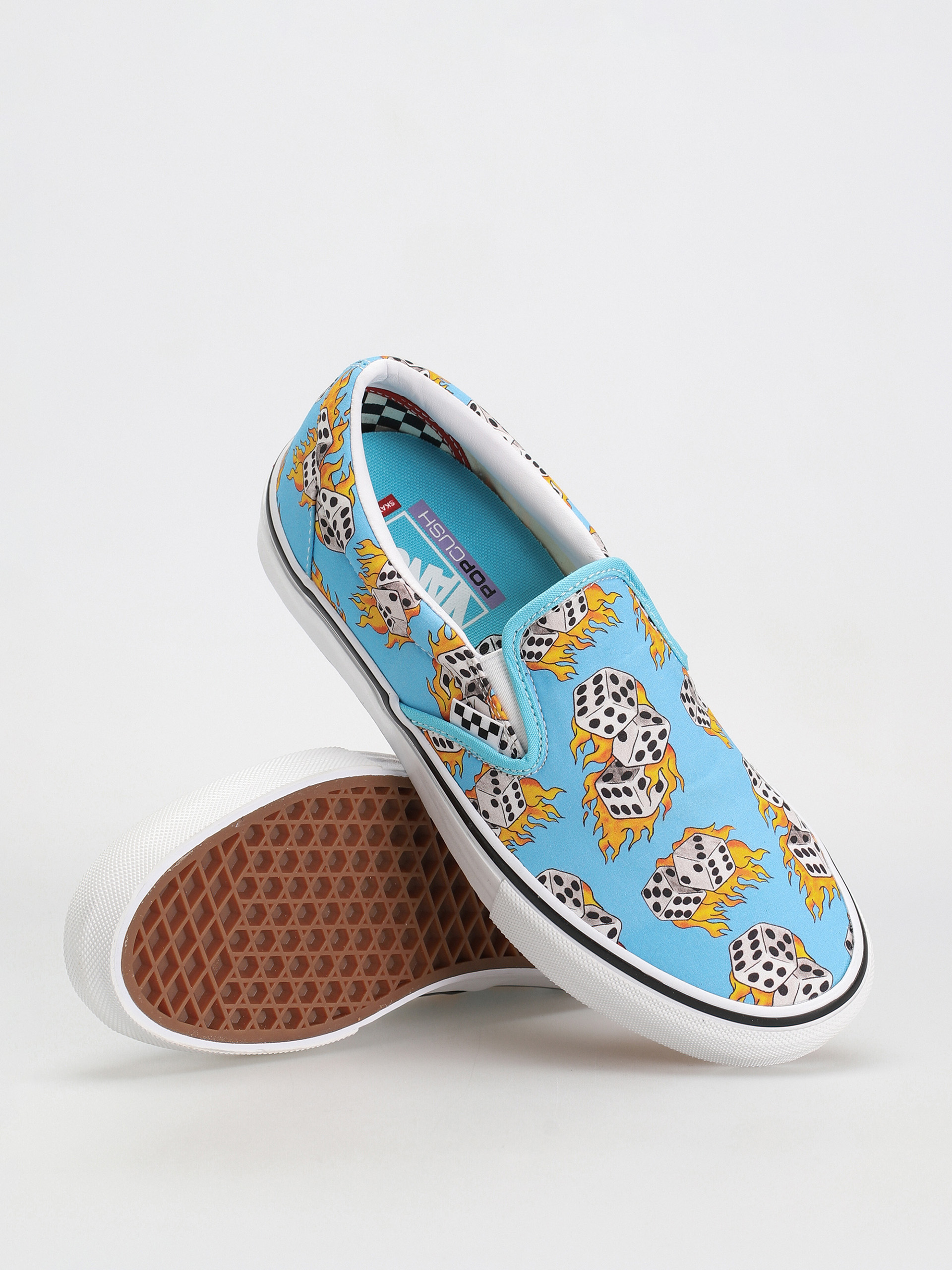 Pantofi Vans Skate Slip On (synth blue)