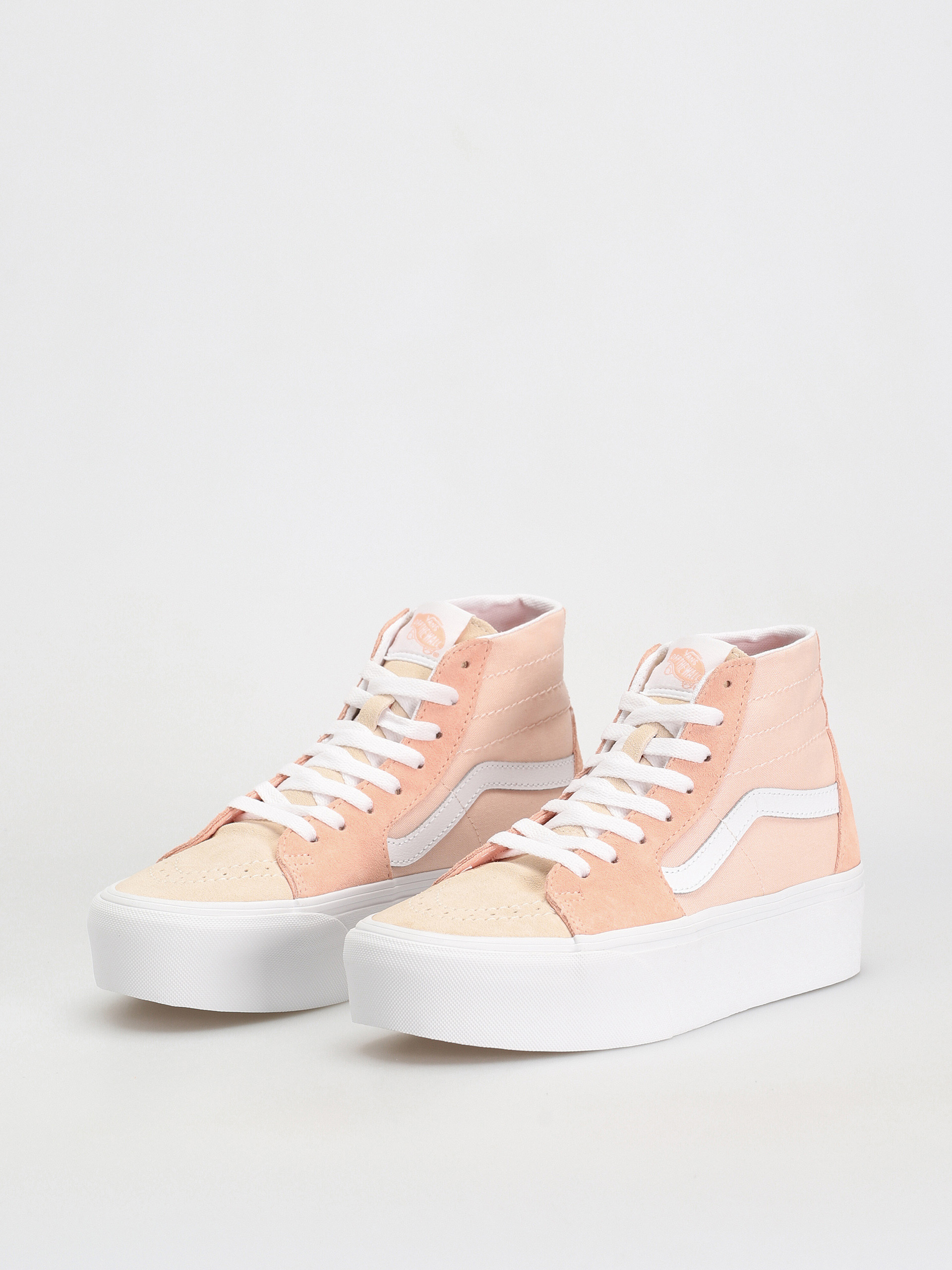 Pantofi Vans Sk8 Hi Tapered Stackform Wmn (color block peach)