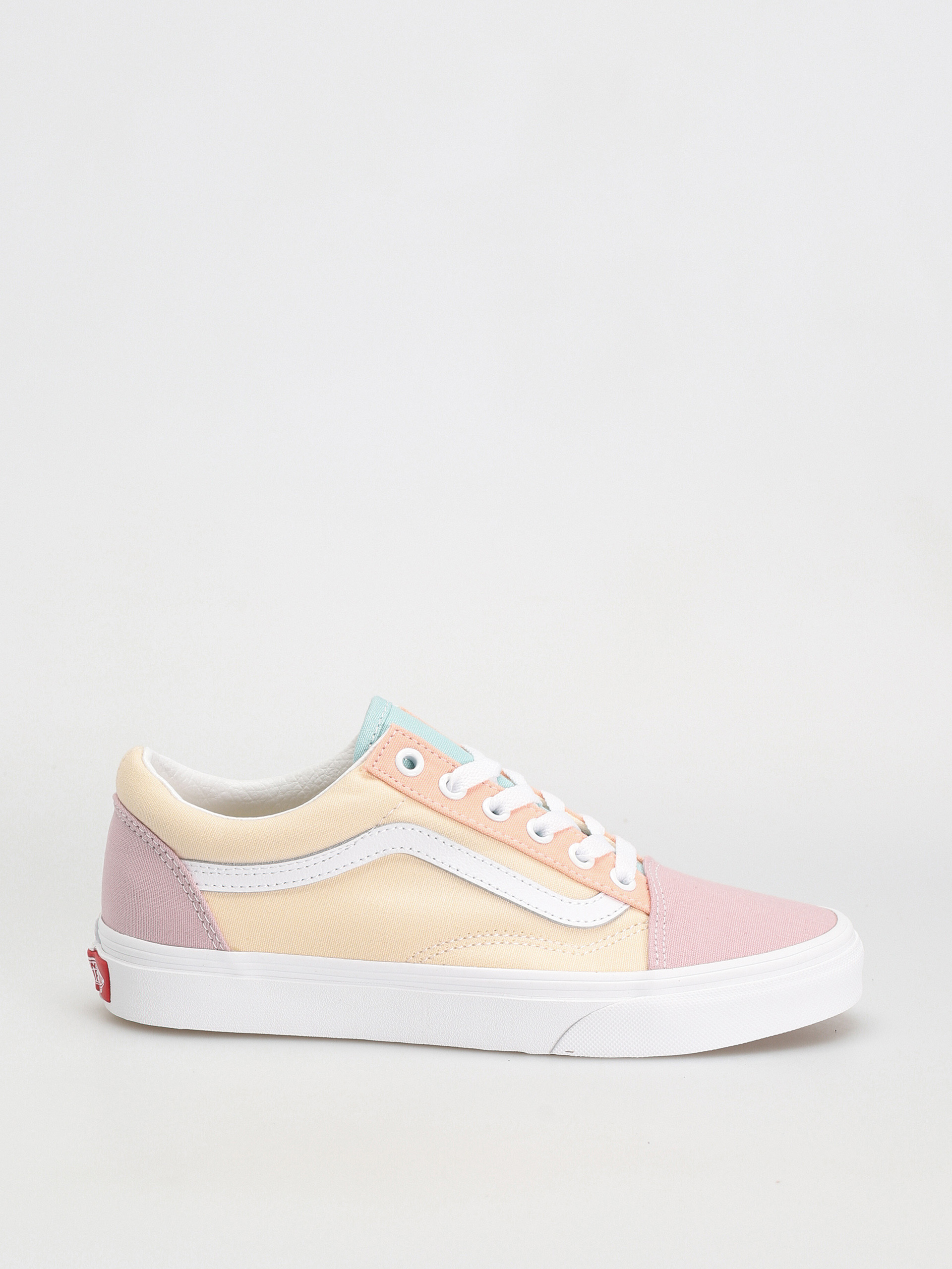 Pantofi Vans Old Skool Wmn (pastel block multi/true white)