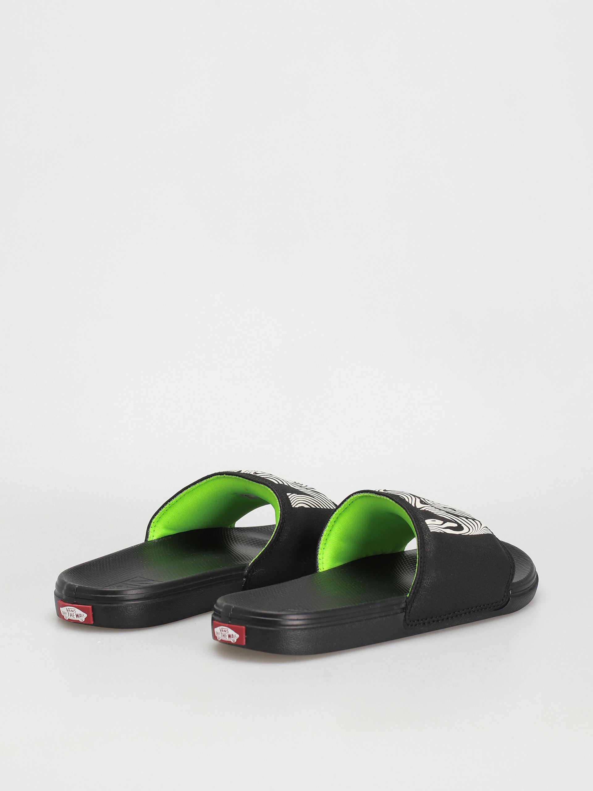 Șlapi Vans La Costa Slide On (trippy grain black/black)