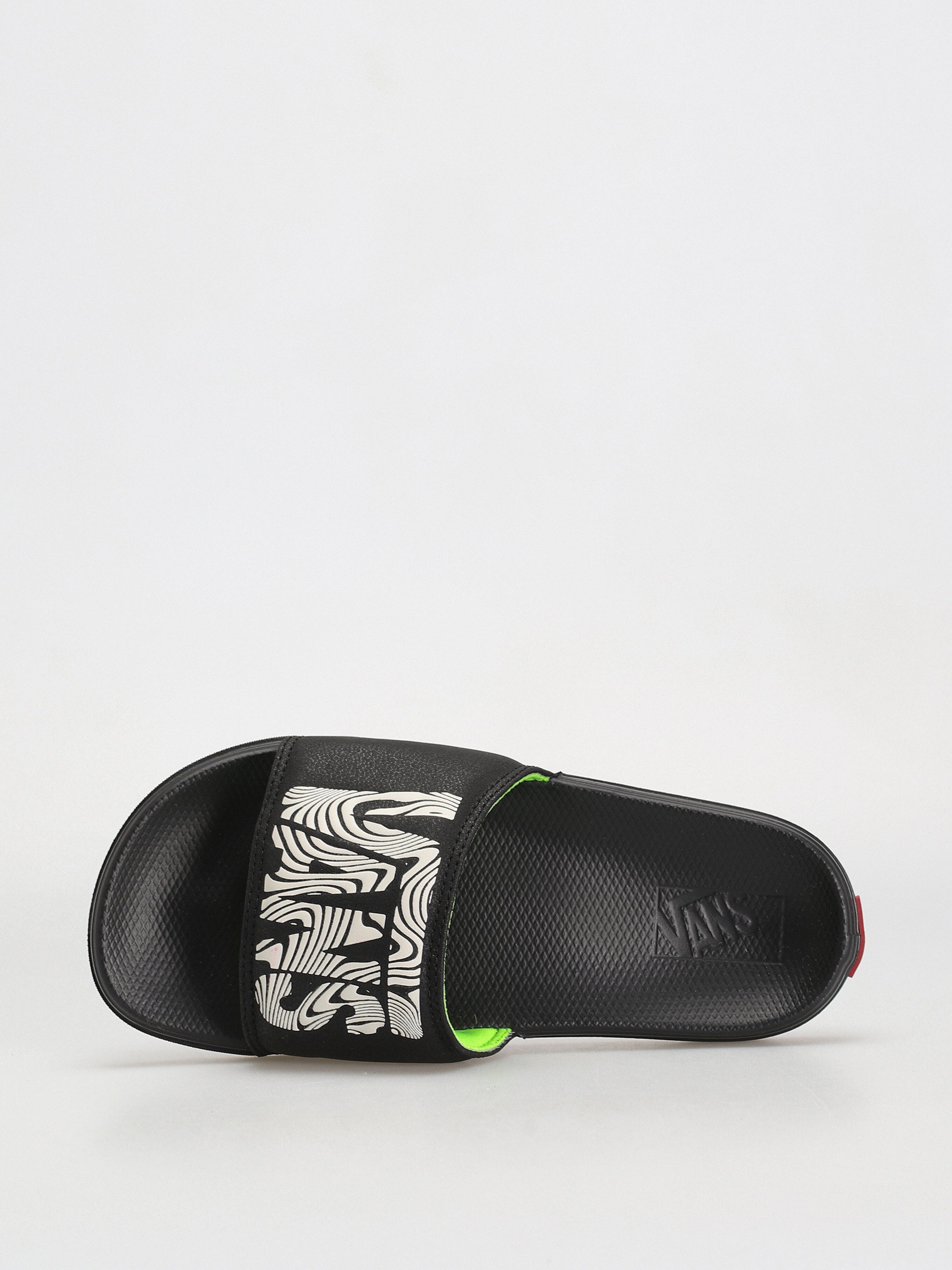 Șlapi Vans La Costa Slide On (trippy grain black/black)