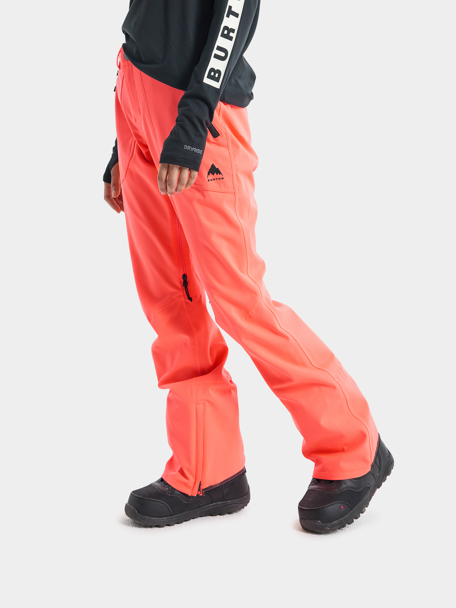 Pentru femei Pantaloni pentru snowboard Burton Vida Stretch (tetra orange)