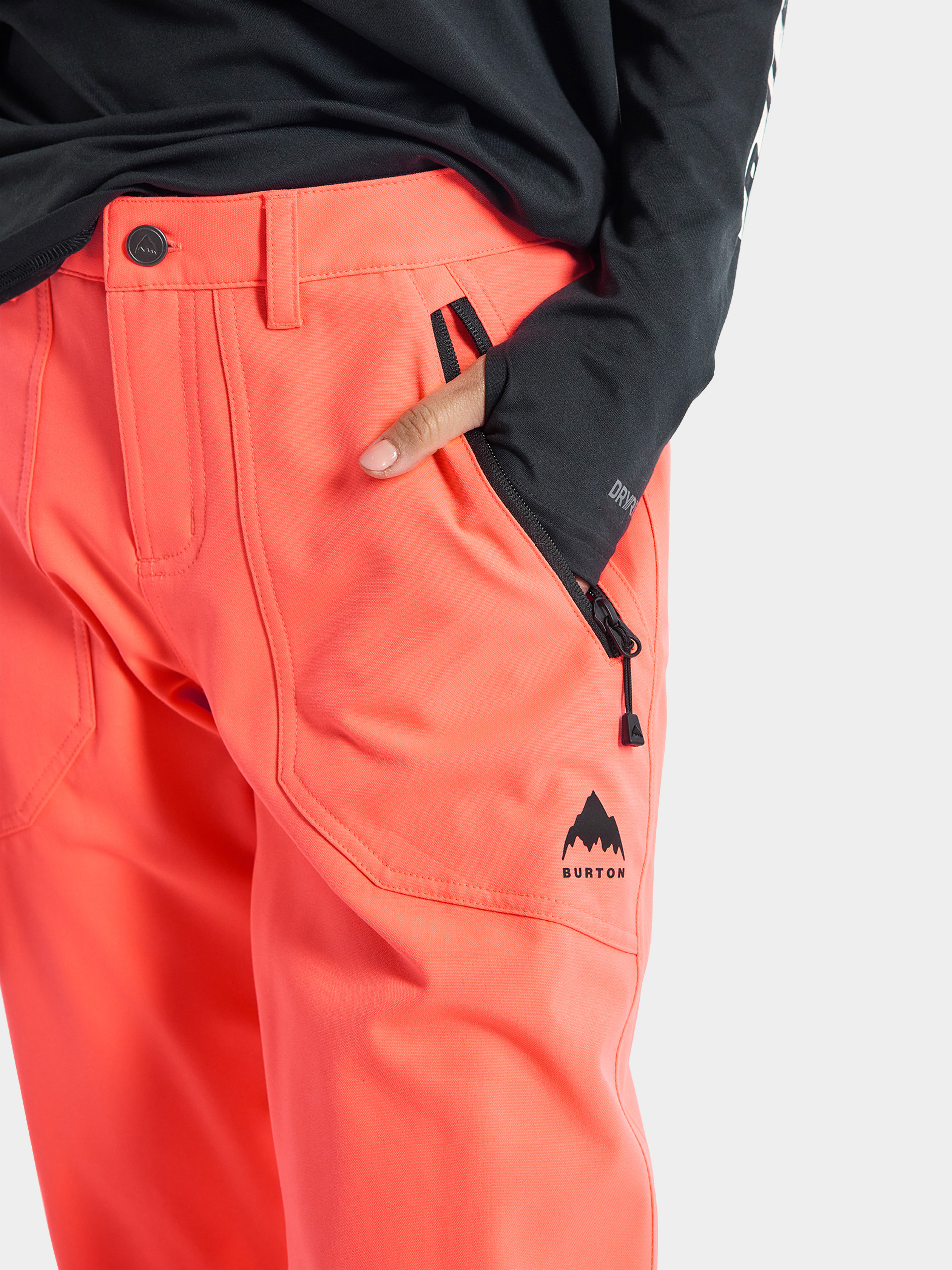 Pentru femei Pantaloni pentru snowboard Burton Vida Stretch (tetra orange)