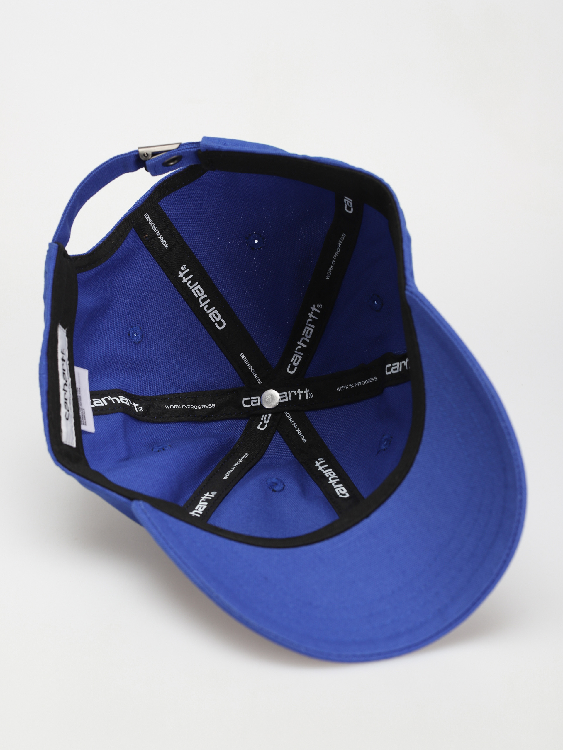 Șapcă Carhartt WIP Canvas Script (lazurite/white)