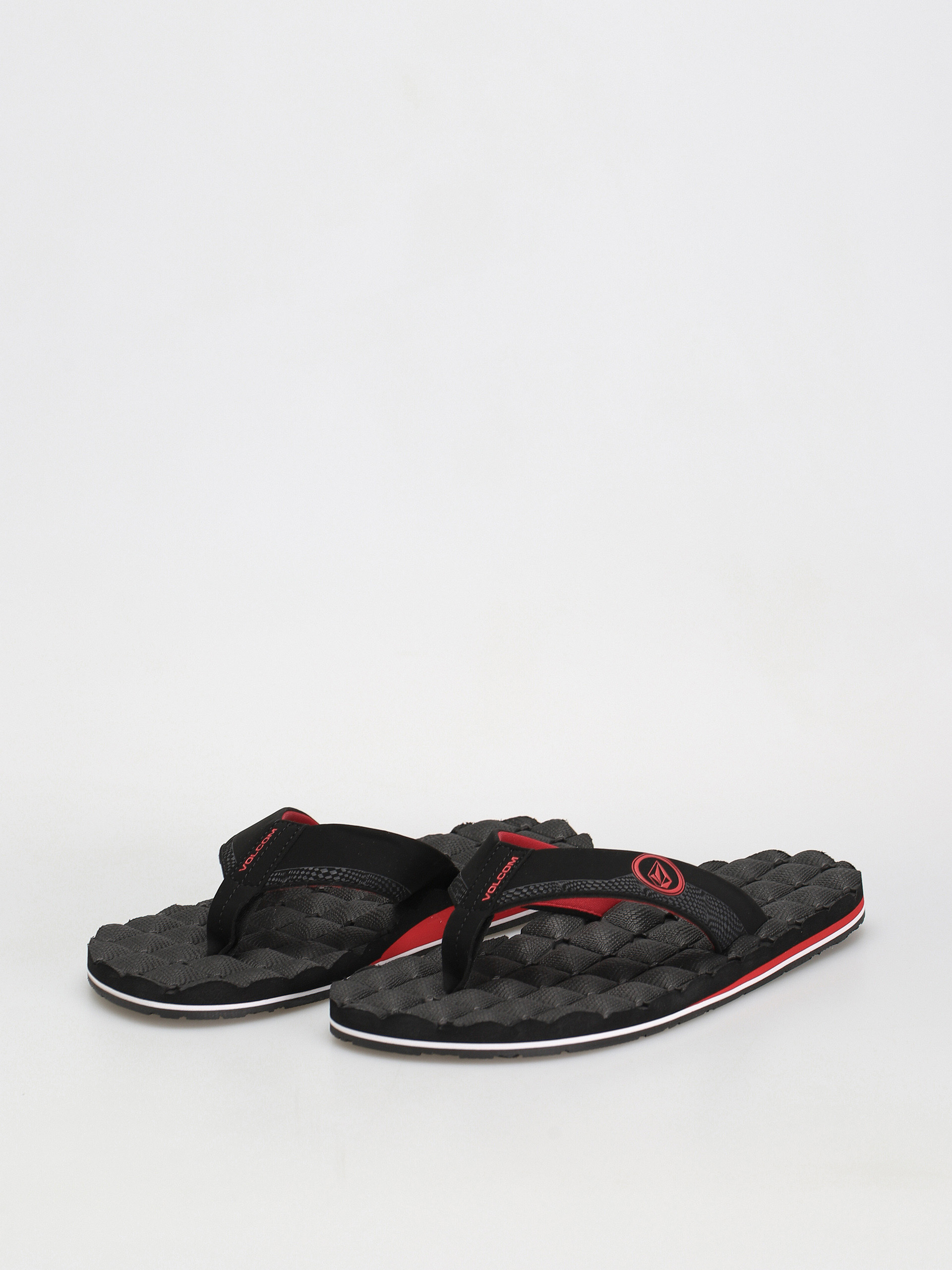 Papuci de plajă Volcom Recliner (ribbon red)