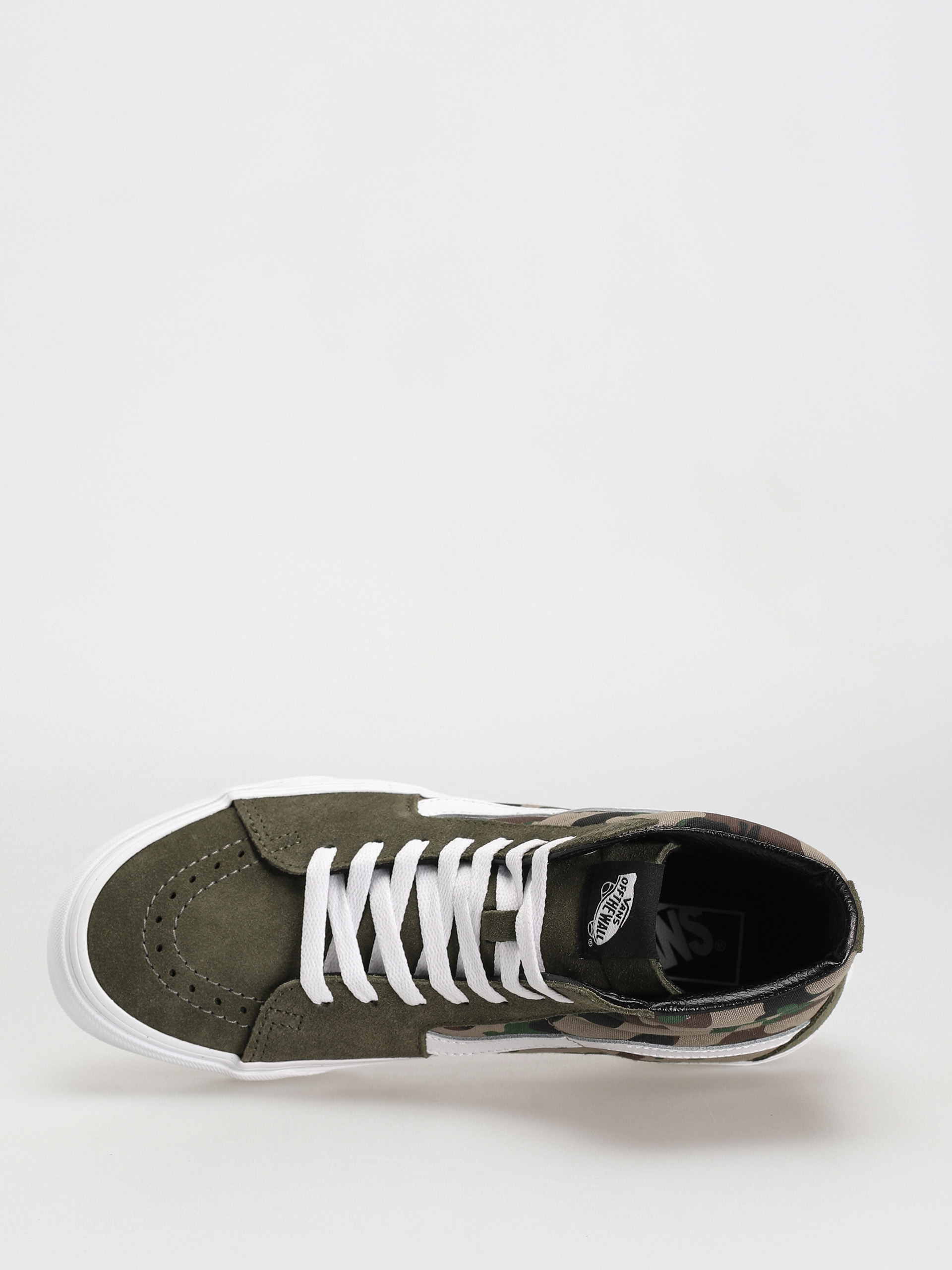 Pantofi Vans Sk8 Hi (camo olive/white)