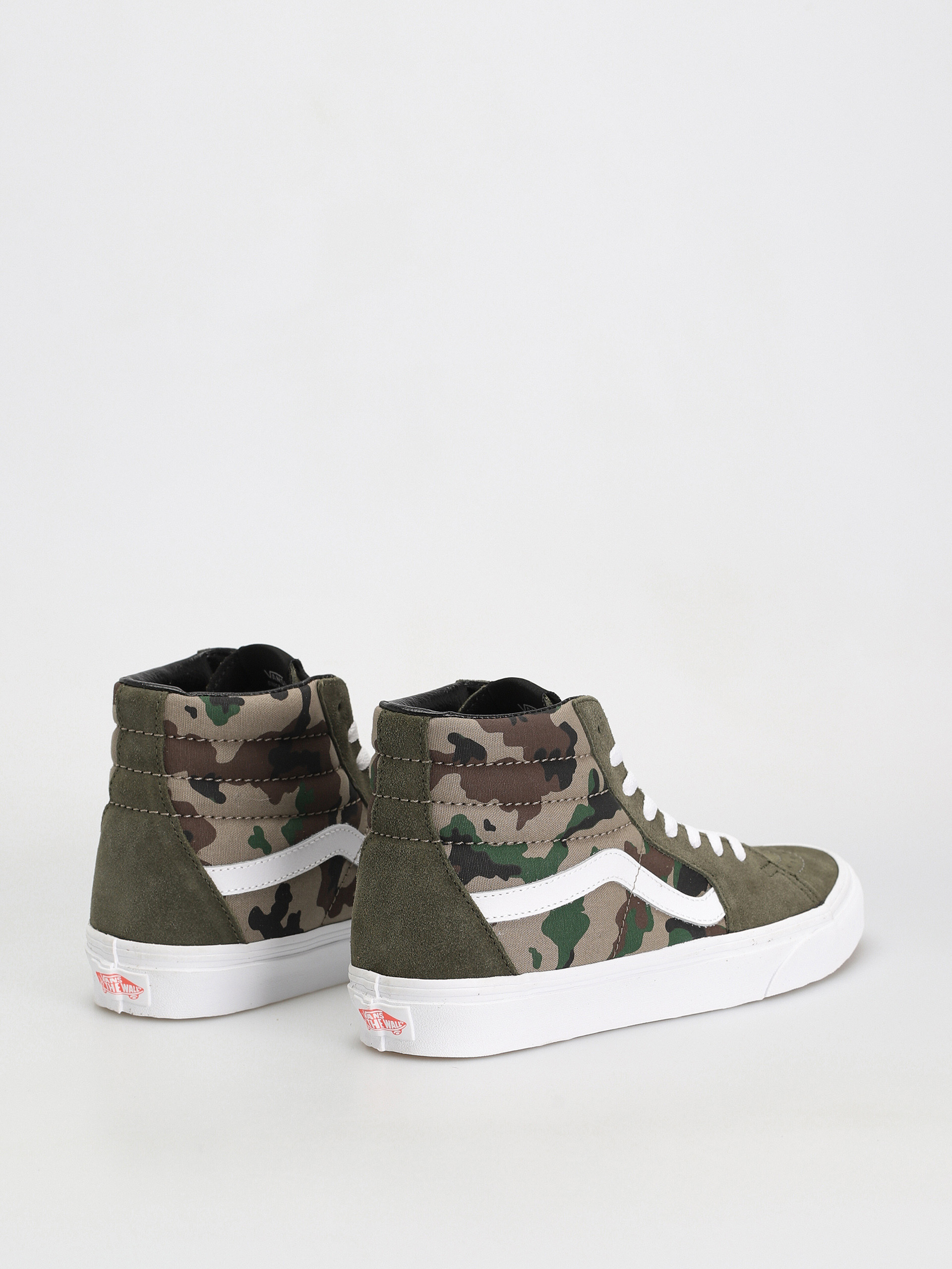 Pantofi Vans Sk8 Hi (camo olive/white)