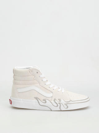 Pantofi Vans Sk8 Hi Flame (suede white/white)