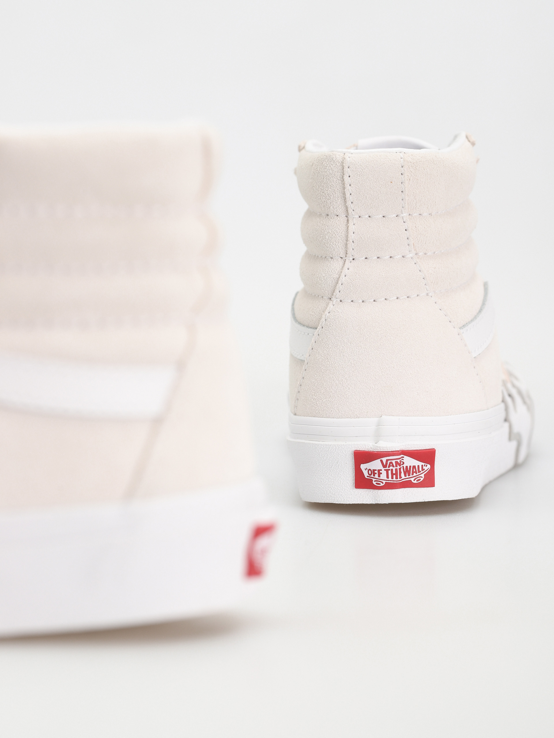 Pantofi Vans Sk8 Hi Flame (suede white/white)