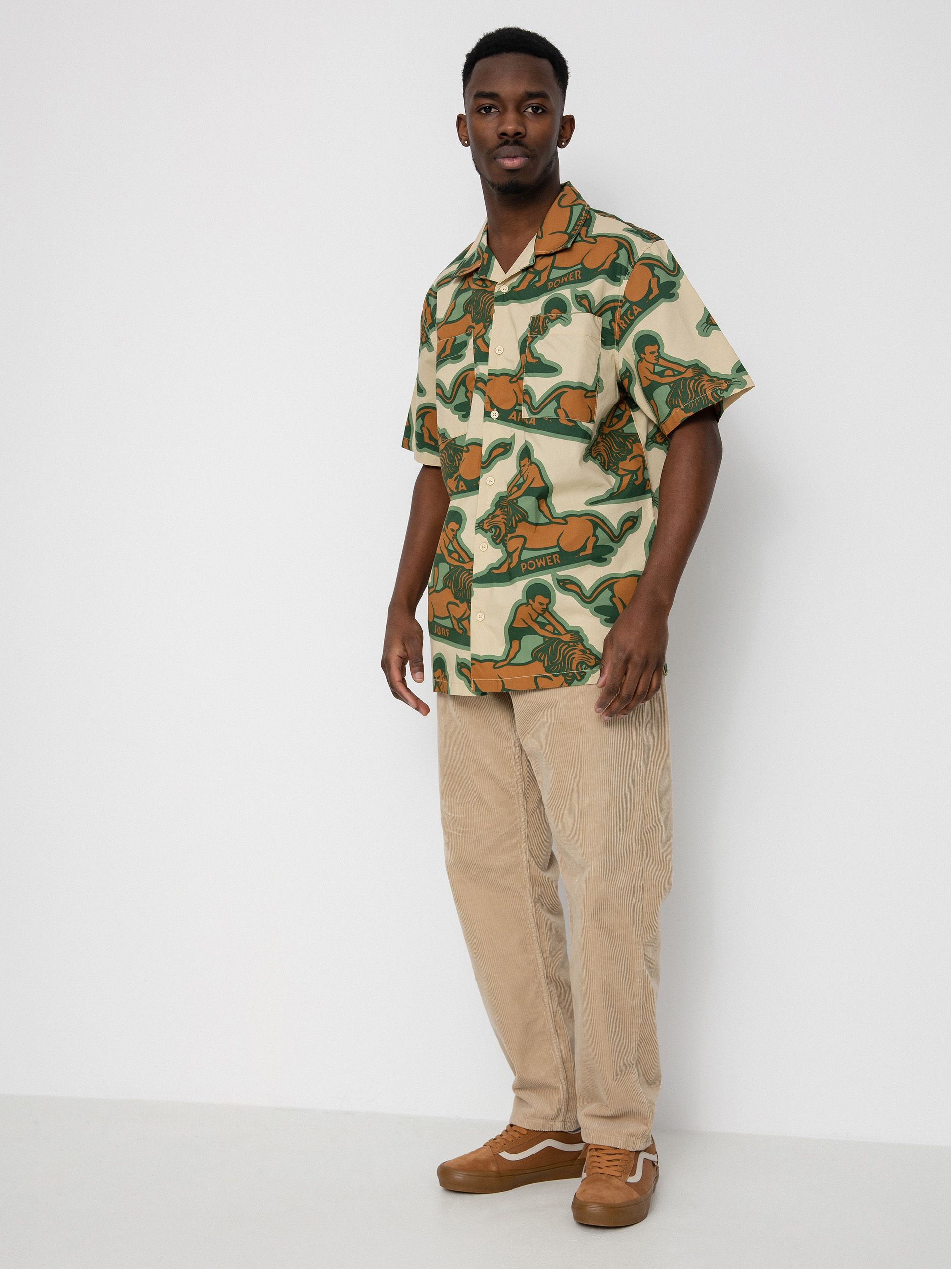 Cămașă Vans Mami Wata Ss Woven (mami wata gravel)