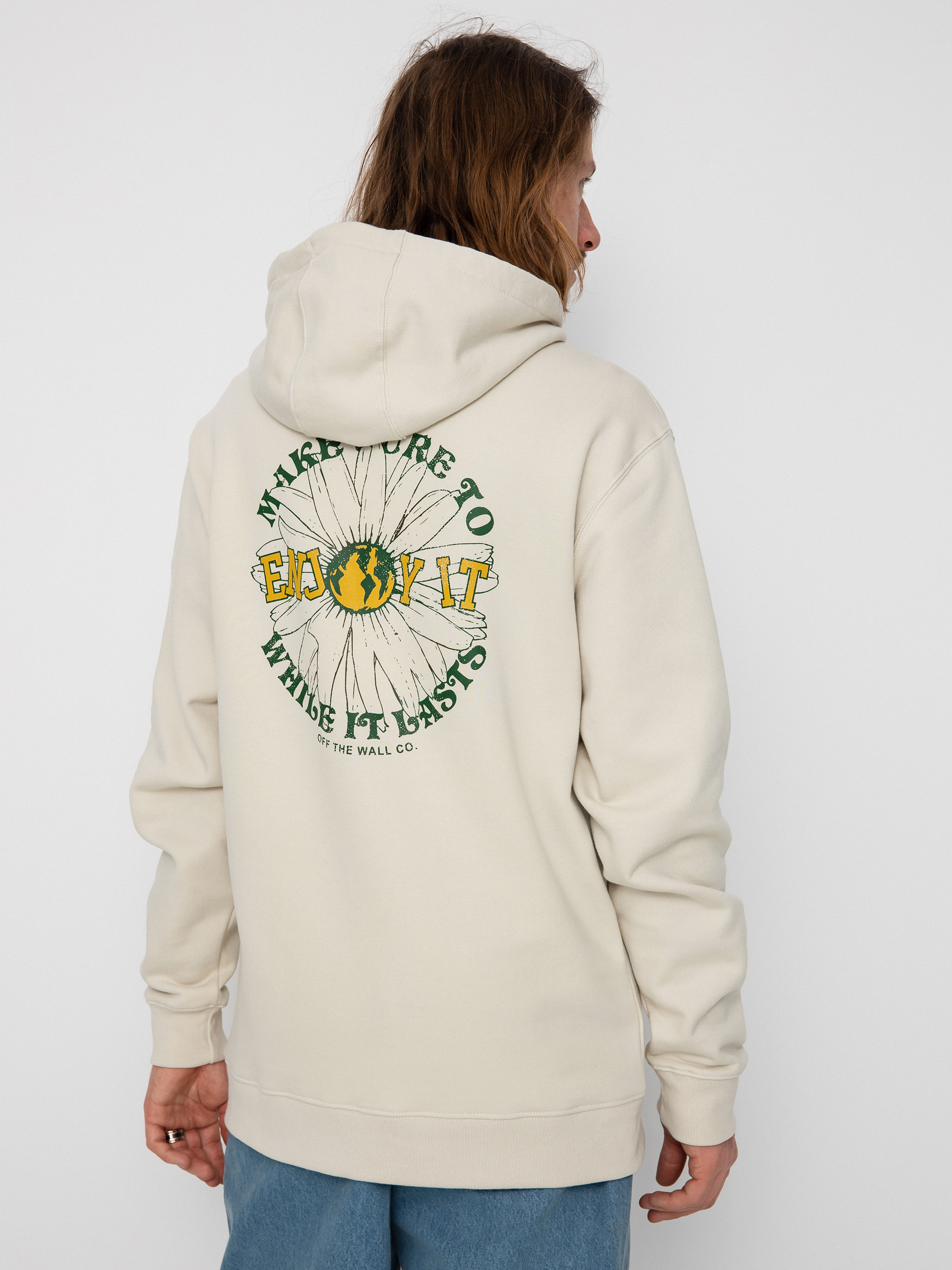 Hanorac cu glugă Vans Enjoy It HD (oatmeal)