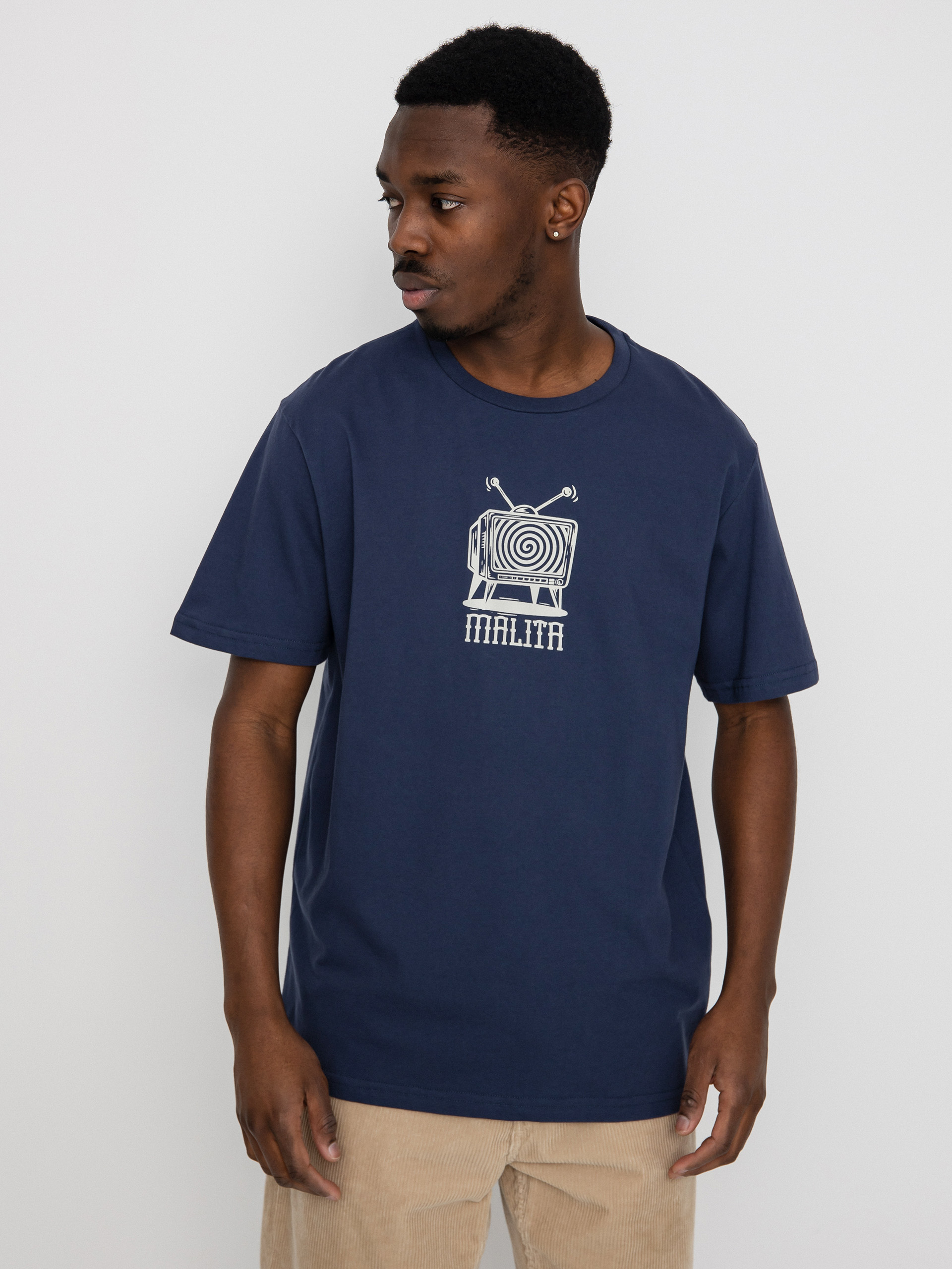 Tricou Malita Tv (navy)