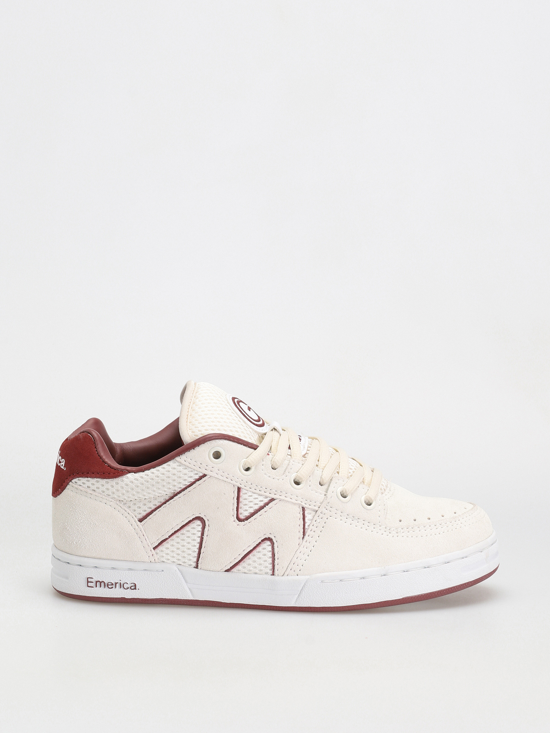 Pantofi Emerica Og-1 (white/burgundy)