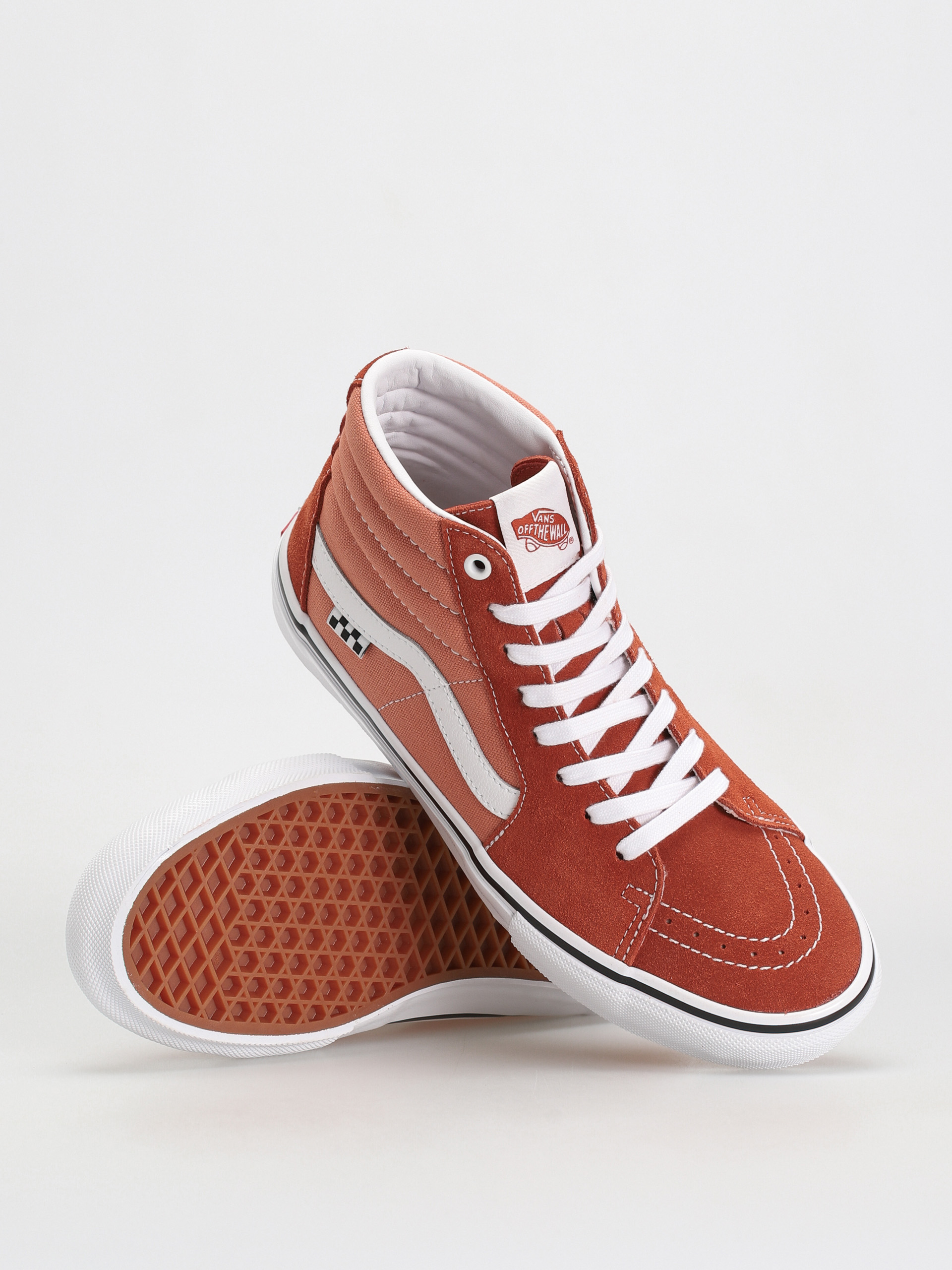 Pantofi Vans Skate Sk8 Hi (burnt ochre)