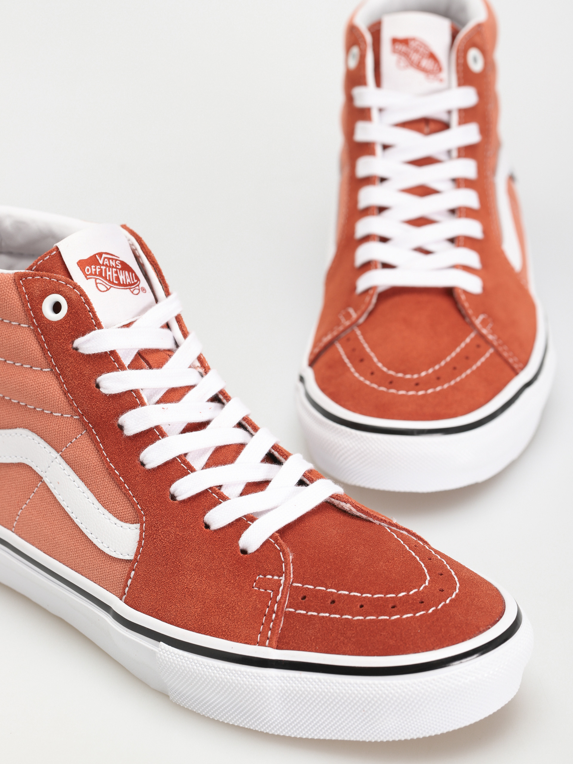 Pantofi Vans Skate Sk8 Hi (burnt ochre)