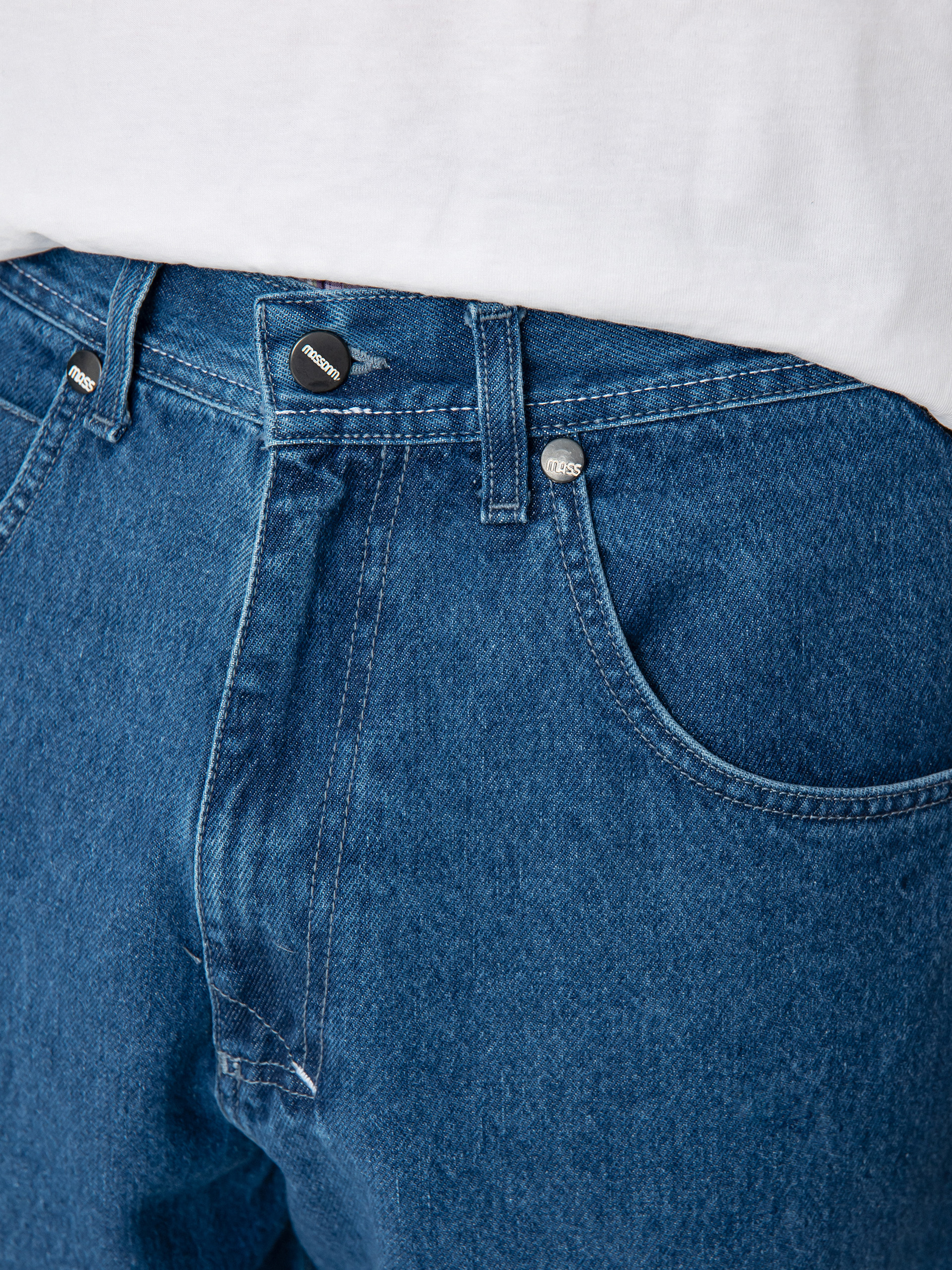 Pantaloni MassDnm Slang (blue)