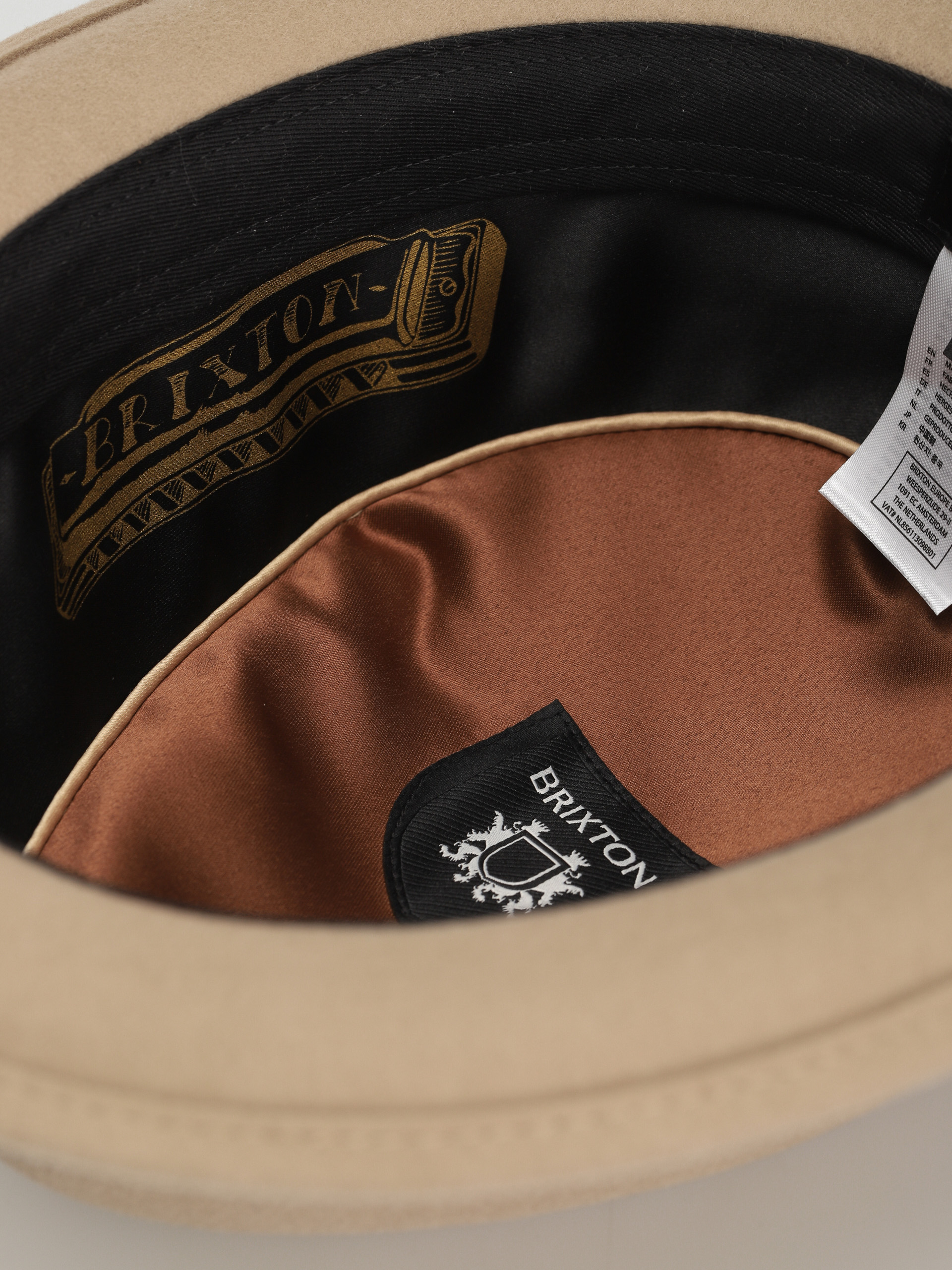 Pălărie Brixton Stout Pork Pie (sand)