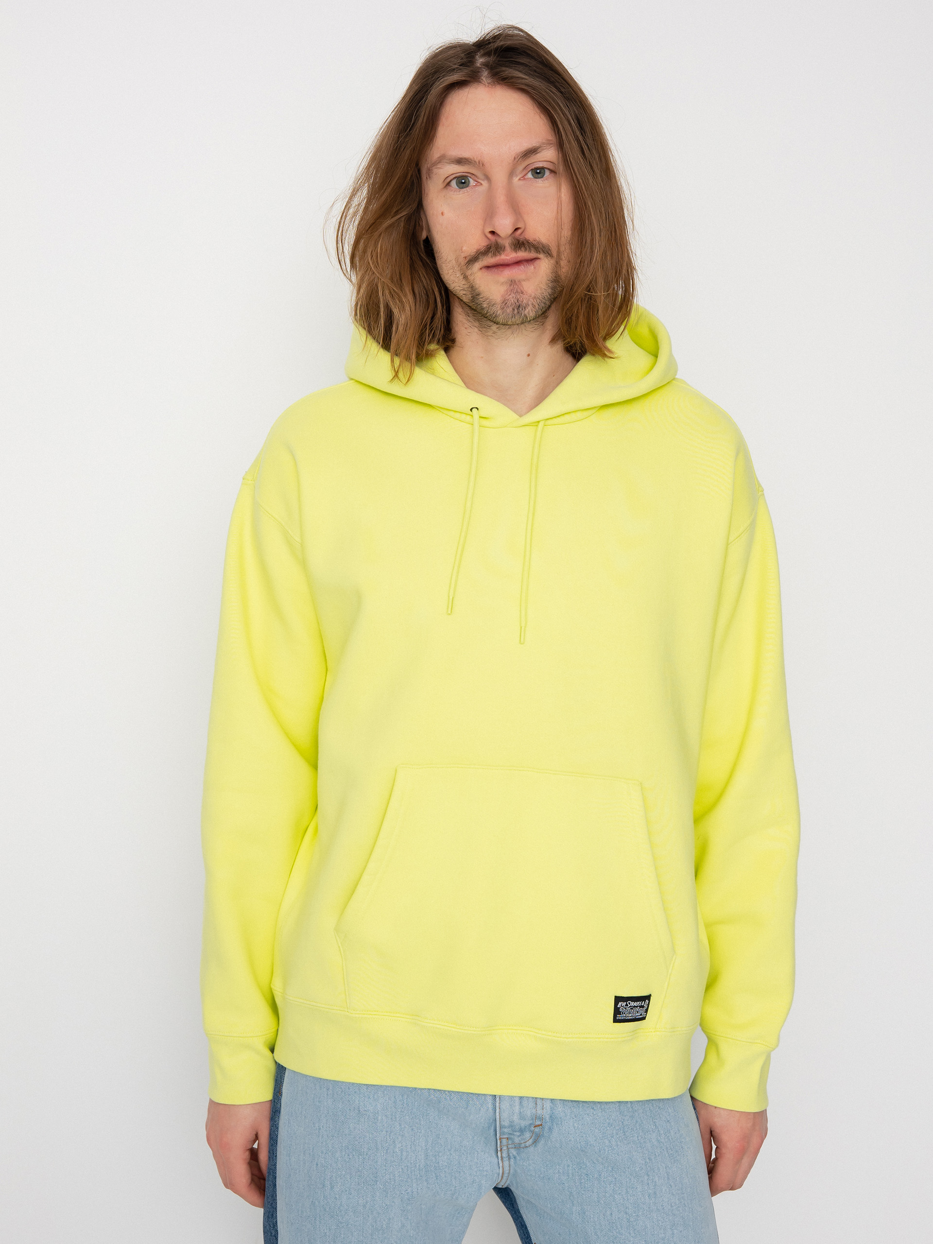 Hanorac cu glugă Levi's® Skate HD (sunny lime)