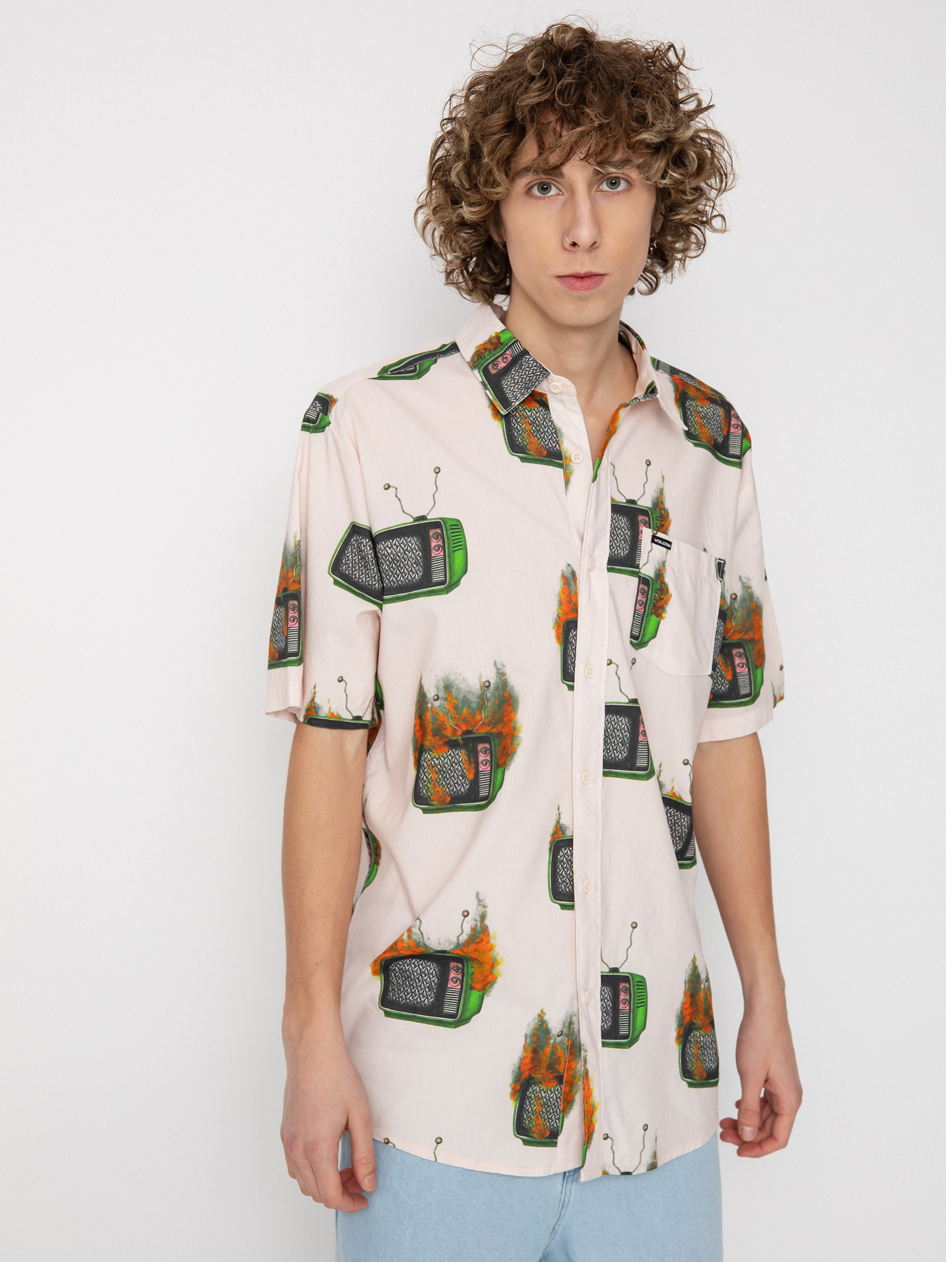 Cămașă Volcom Fa J Hager (whitecap grey)