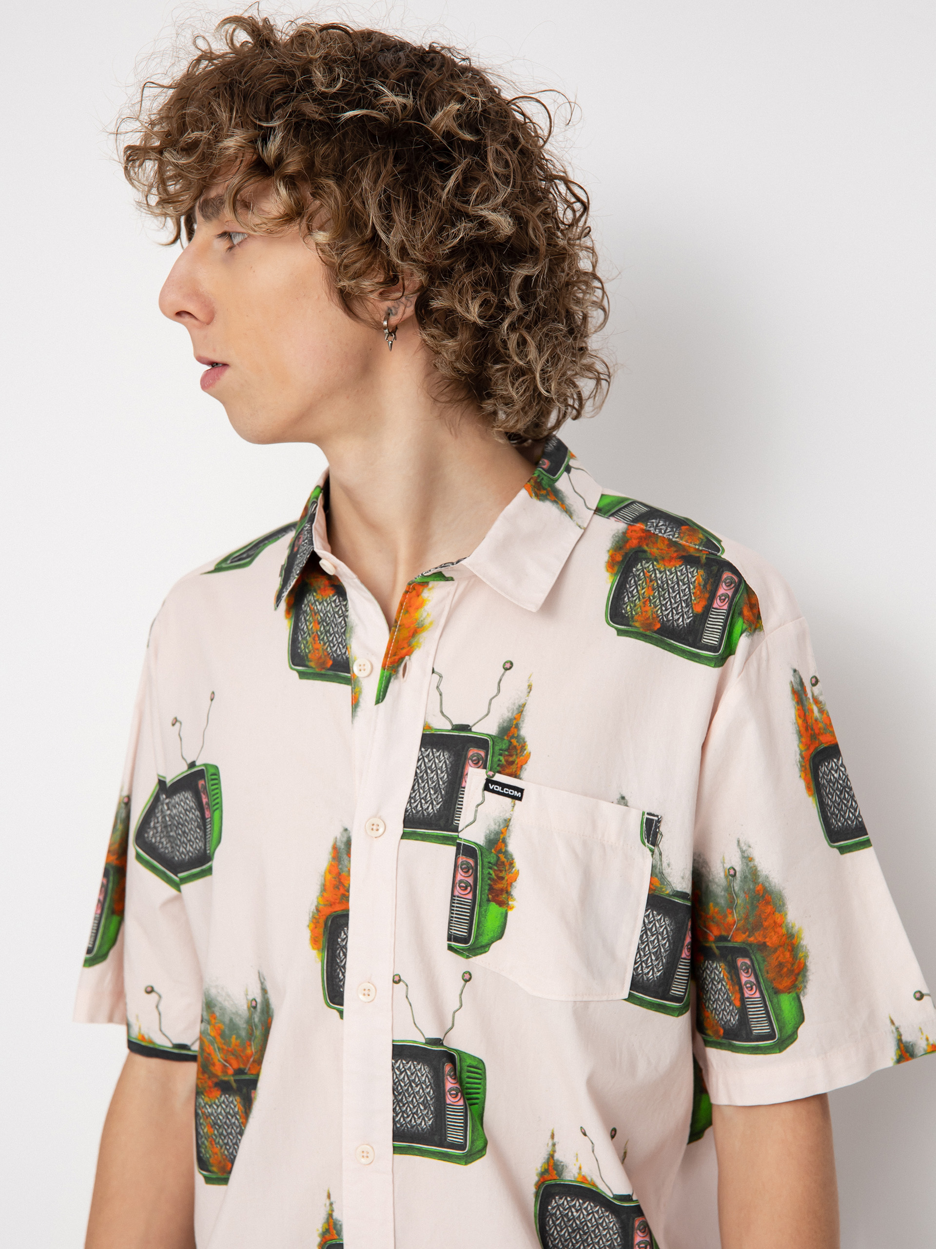 Cămașă Volcom Fa J Hager (whitecap grey)