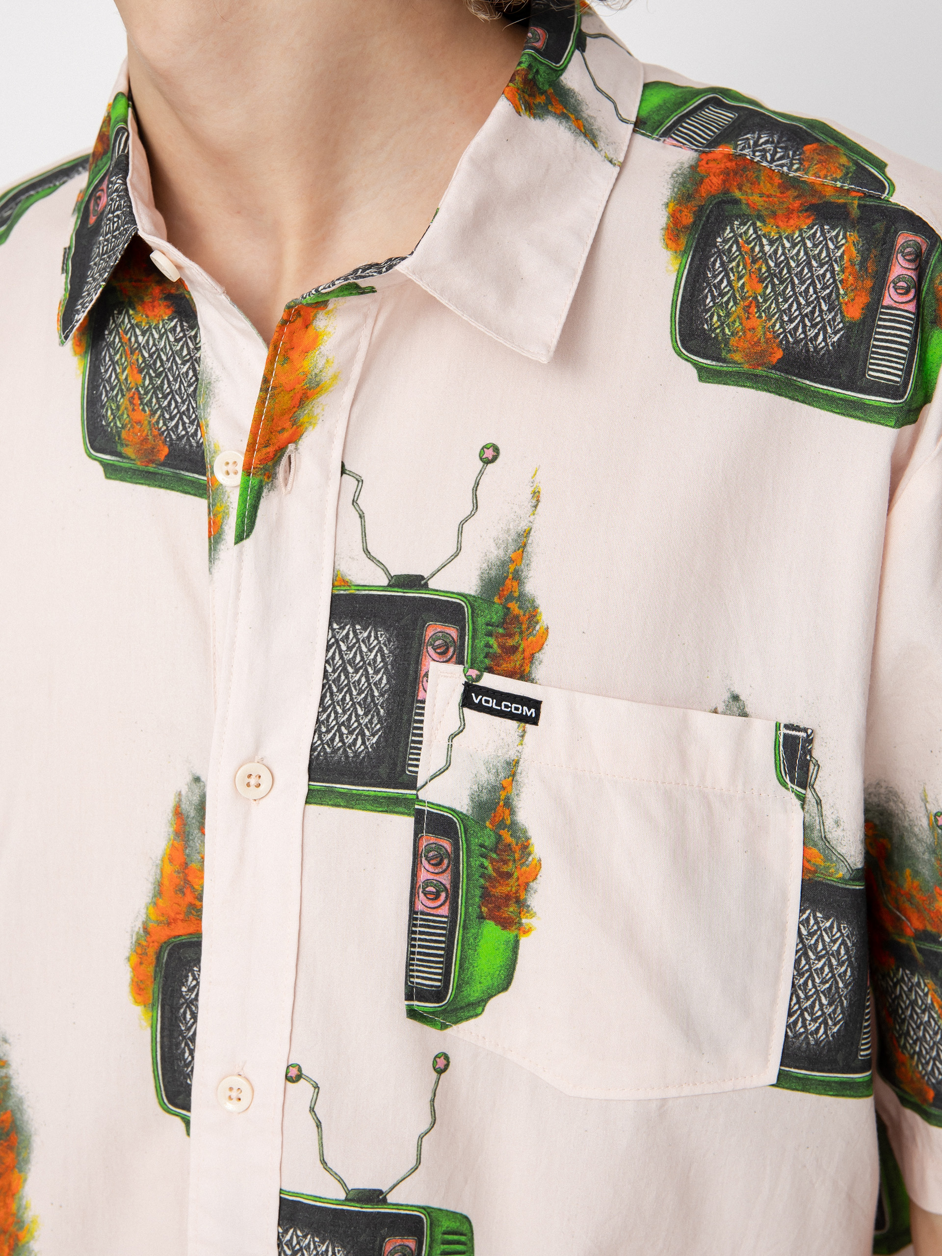 Cămașă Volcom Fa J Hager (whitecap grey)