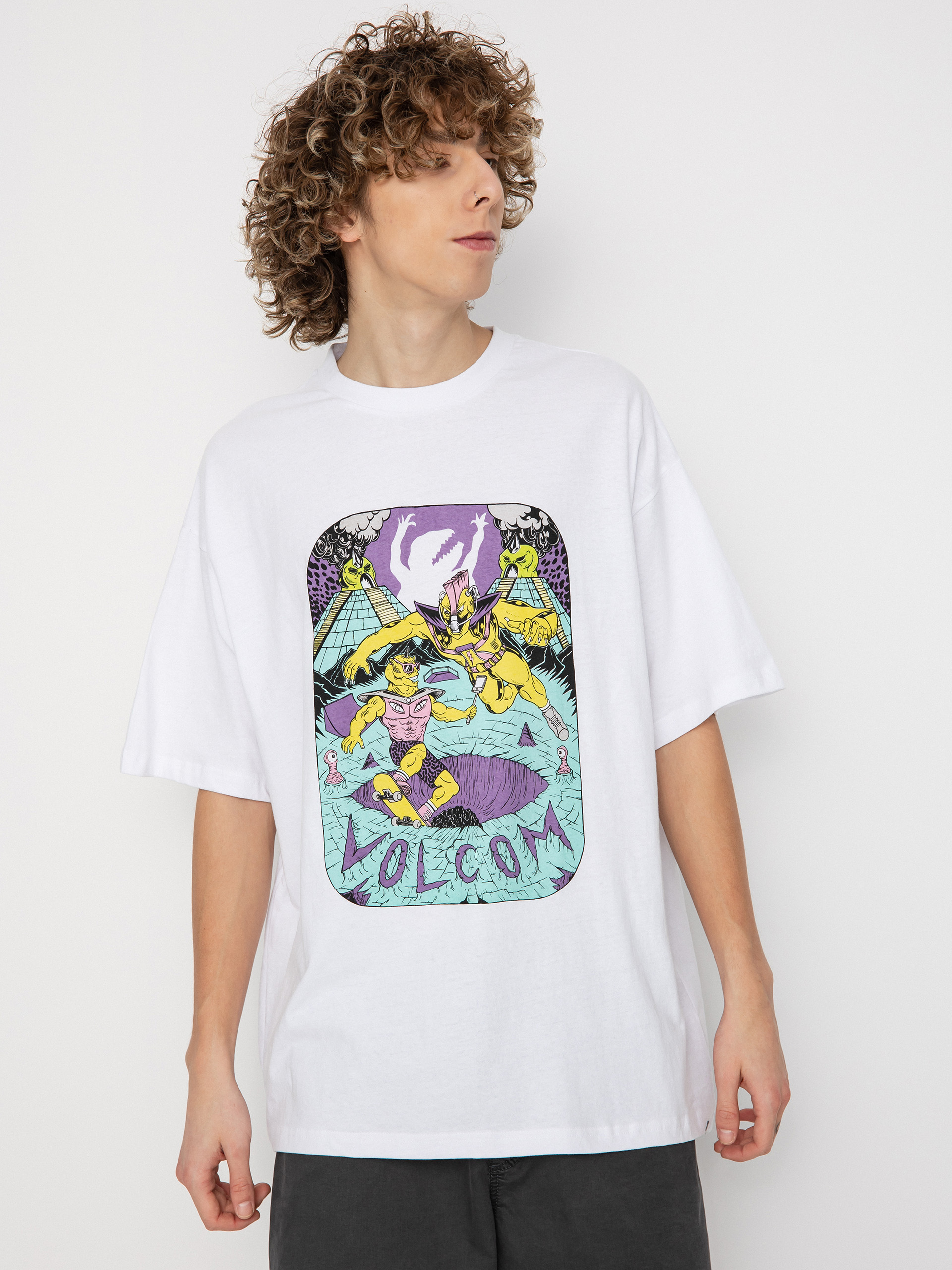 Tricou Volcom Sanair Lse (white)