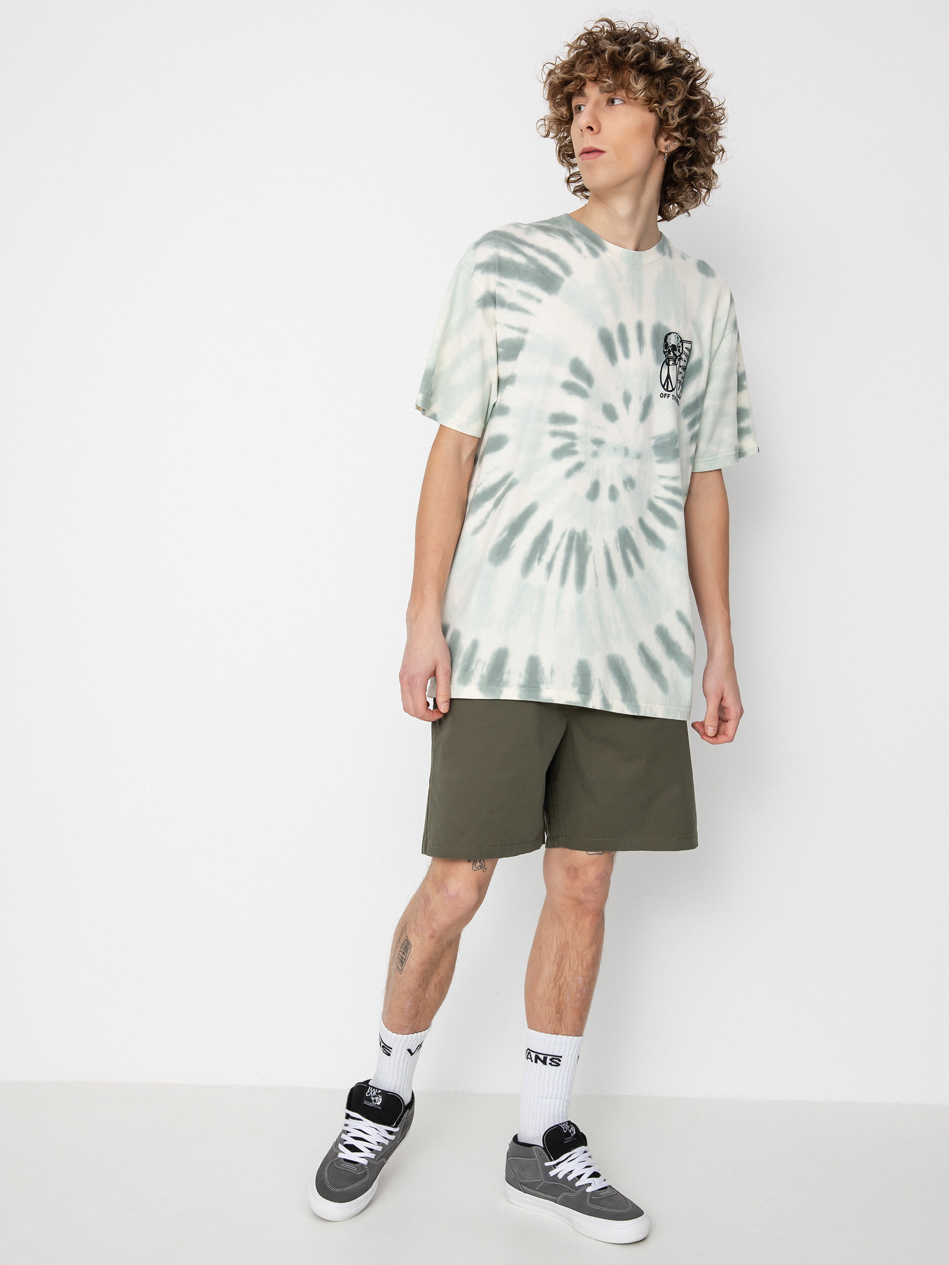 Tricou Vans Need Peace Tie Dye (chinois grn/antique white)
